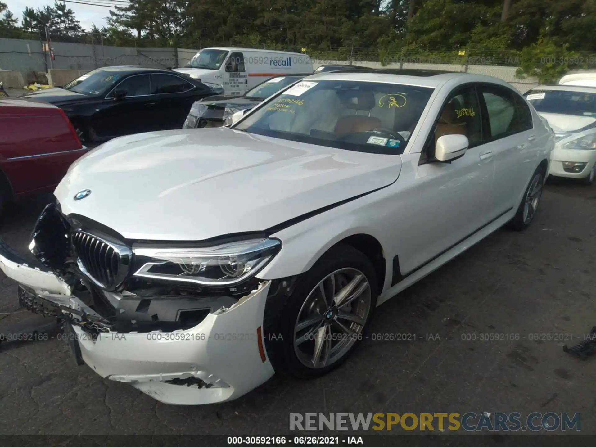 2 Photograph of a damaged car WBA7F2C59KB240250 BMW 7 SERIES 2019