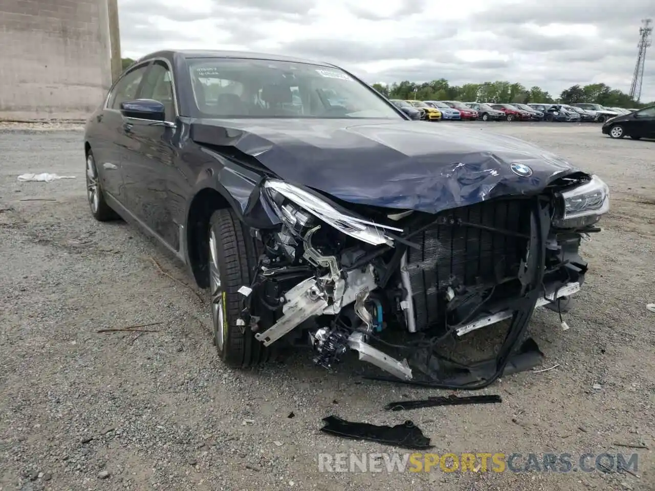 1 Photograph of a damaged car WBA7F2C59KB240474 BMW 7 SERIES 2019