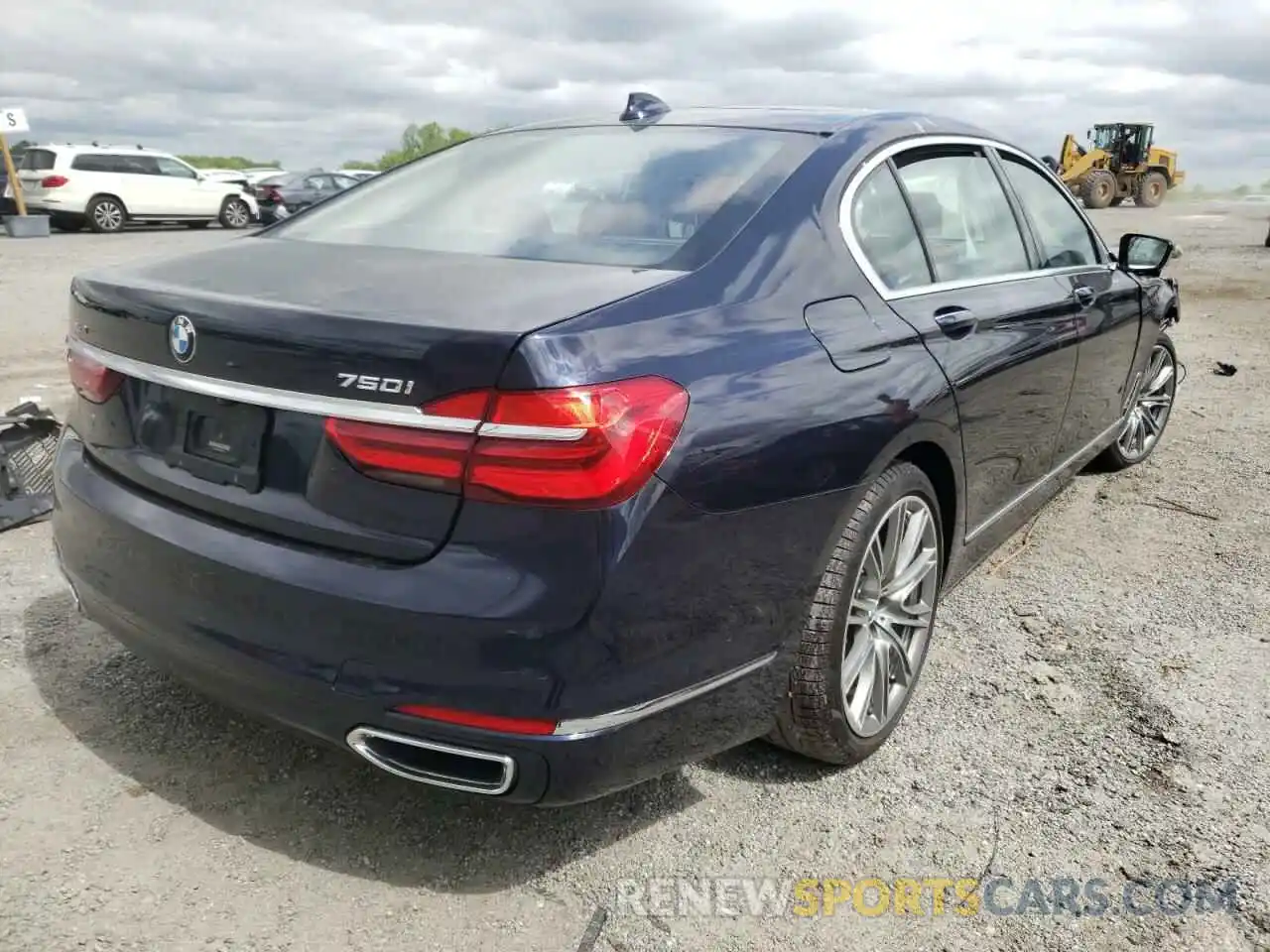 4 Фотография поврежденного автомобиля WBA7F2C59KB240474 BMW 7 SERIES 2019