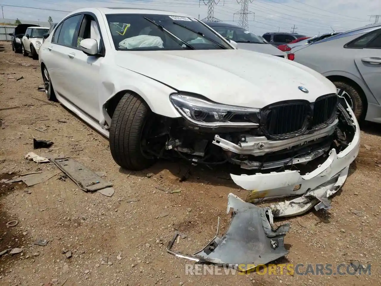 1 Photograph of a damaged car WBA7F2C5XKB240533 BMW 7 SERIES 2019