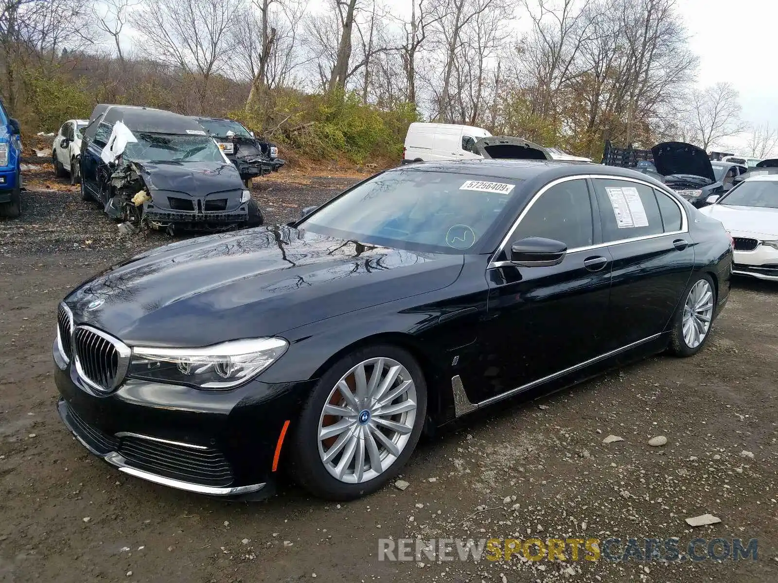 2 Фотография поврежденного автомобиля WBA7J2C53KB246415 BMW 7 SERIES 2019