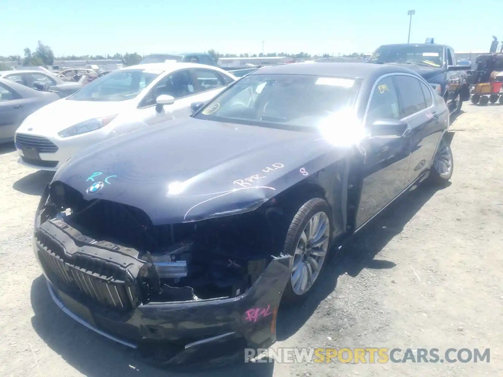 2 Photograph of a damaged car WBA7T2C01LCD35509 BMW 7 SERIES 2020