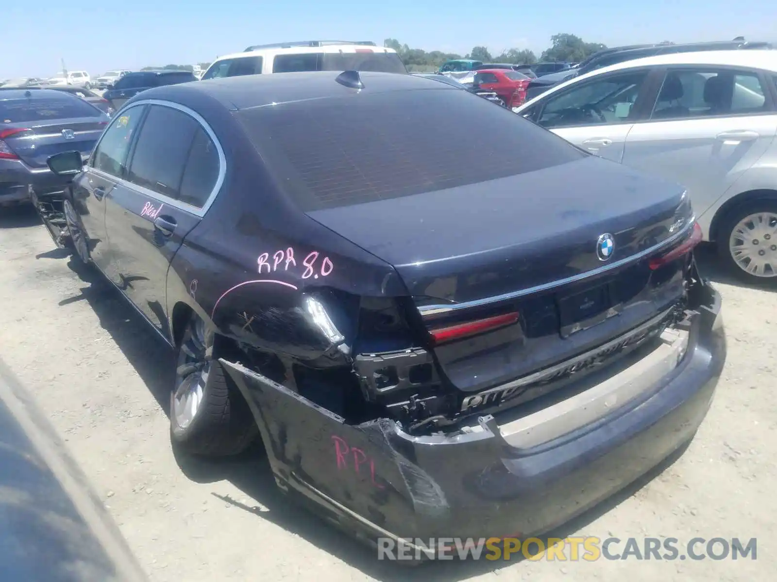 3 Photograph of a damaged car WBA7T2C01LCD35509 BMW 7 SERIES 2020