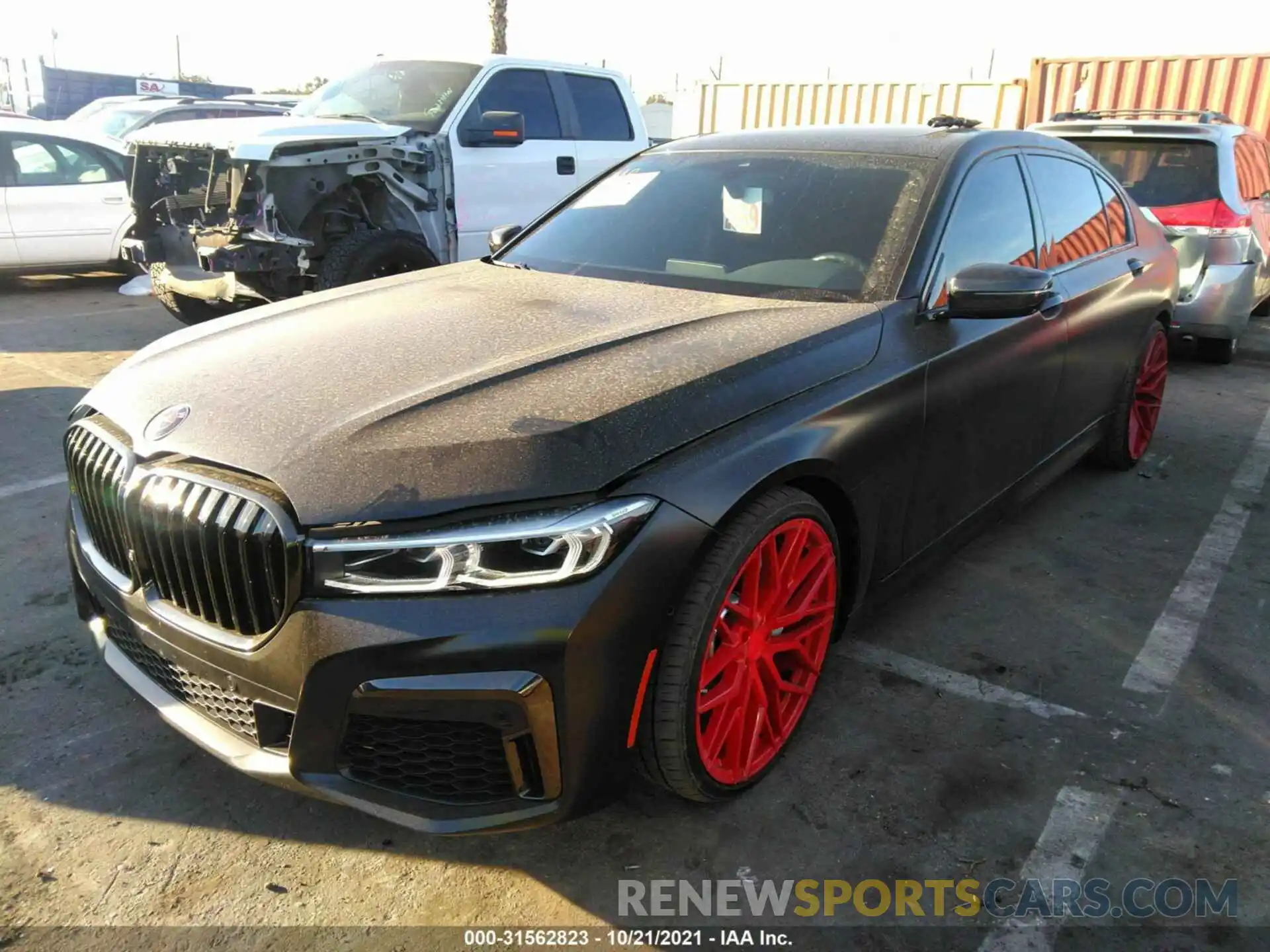 2 Photograph of a damaged car WBA7T2C01LGF96891 BMW 7 SERIES 2020