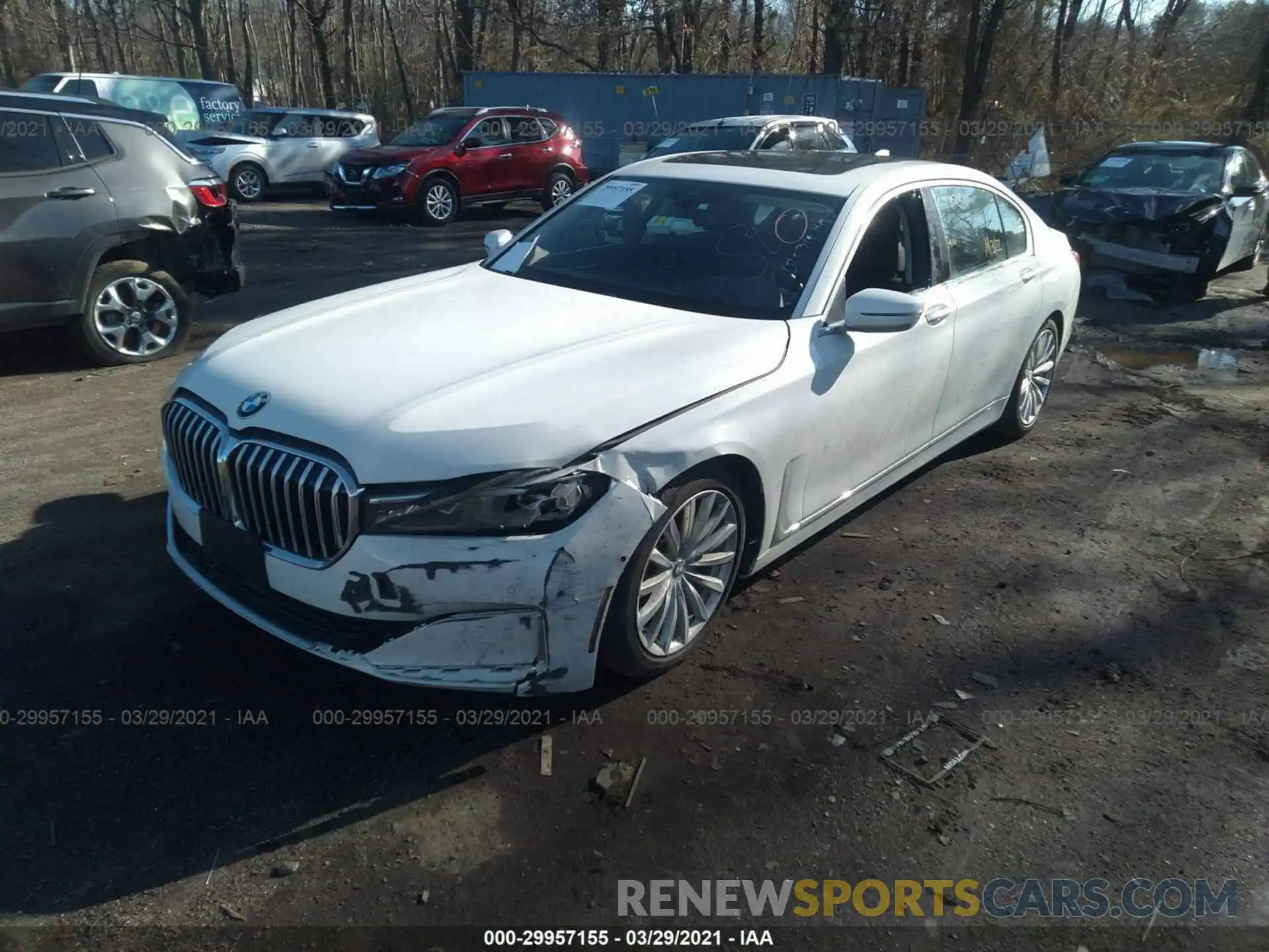 2 Фотография поврежденного автомобиля WBA7T2C02LCE43685 BMW 7 SERIES 2020