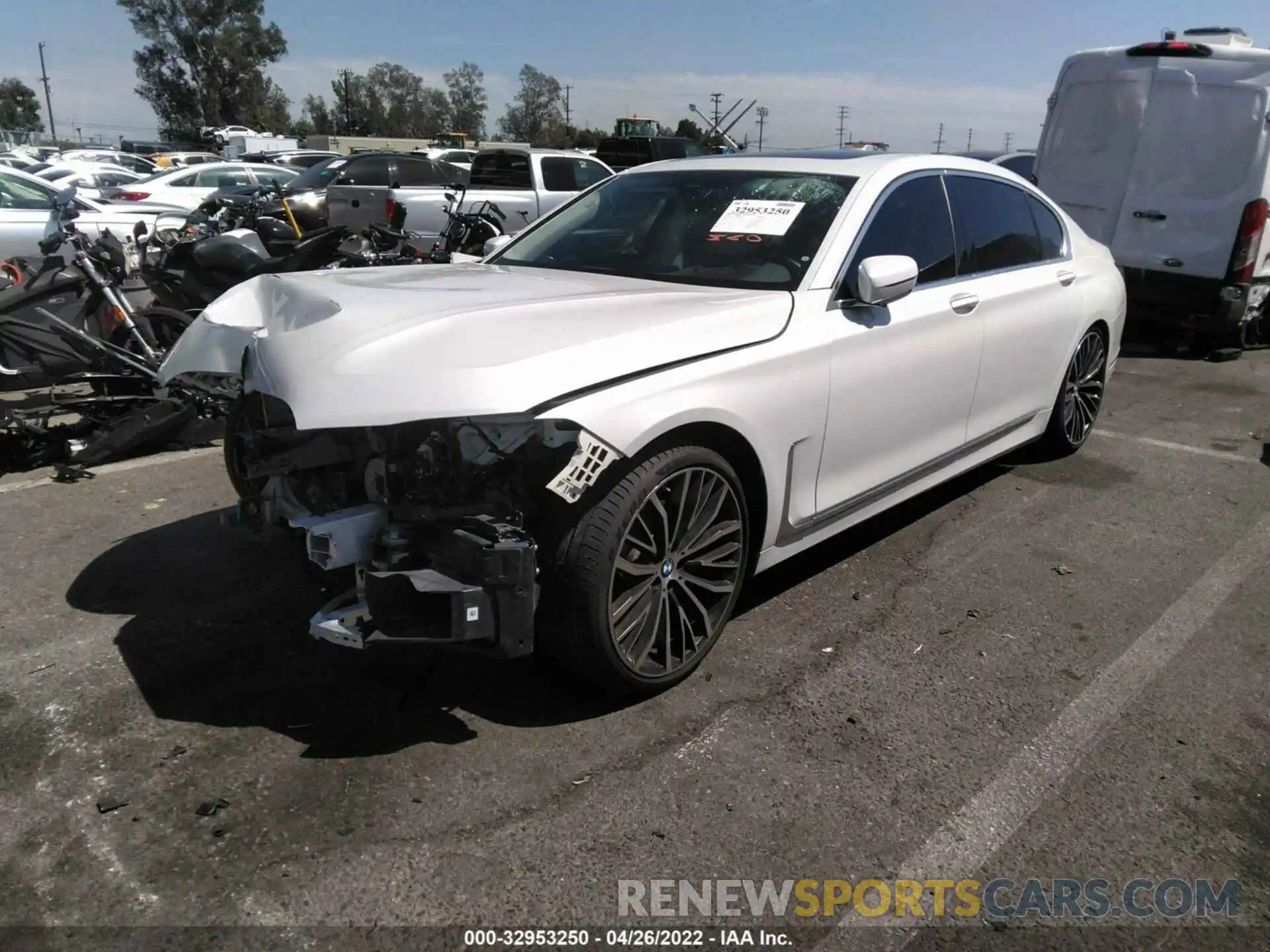 2 Photograph of a damaged car WBA7T2C02LGL17249 BMW 7 SERIES 2020