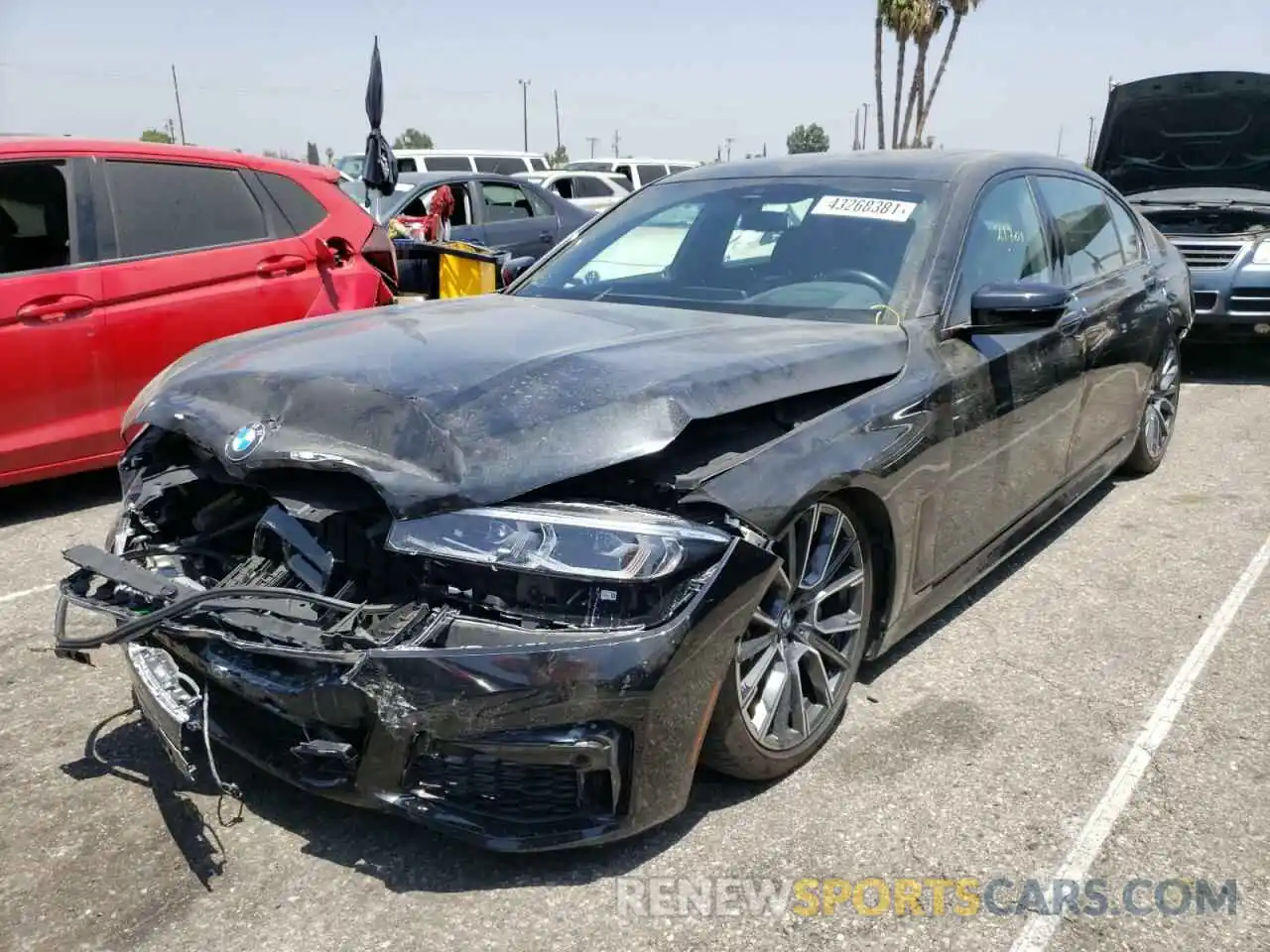 2 Photograph of a damaged car WBA7T2C04LCD54877 BMW 7 SERIES 2020