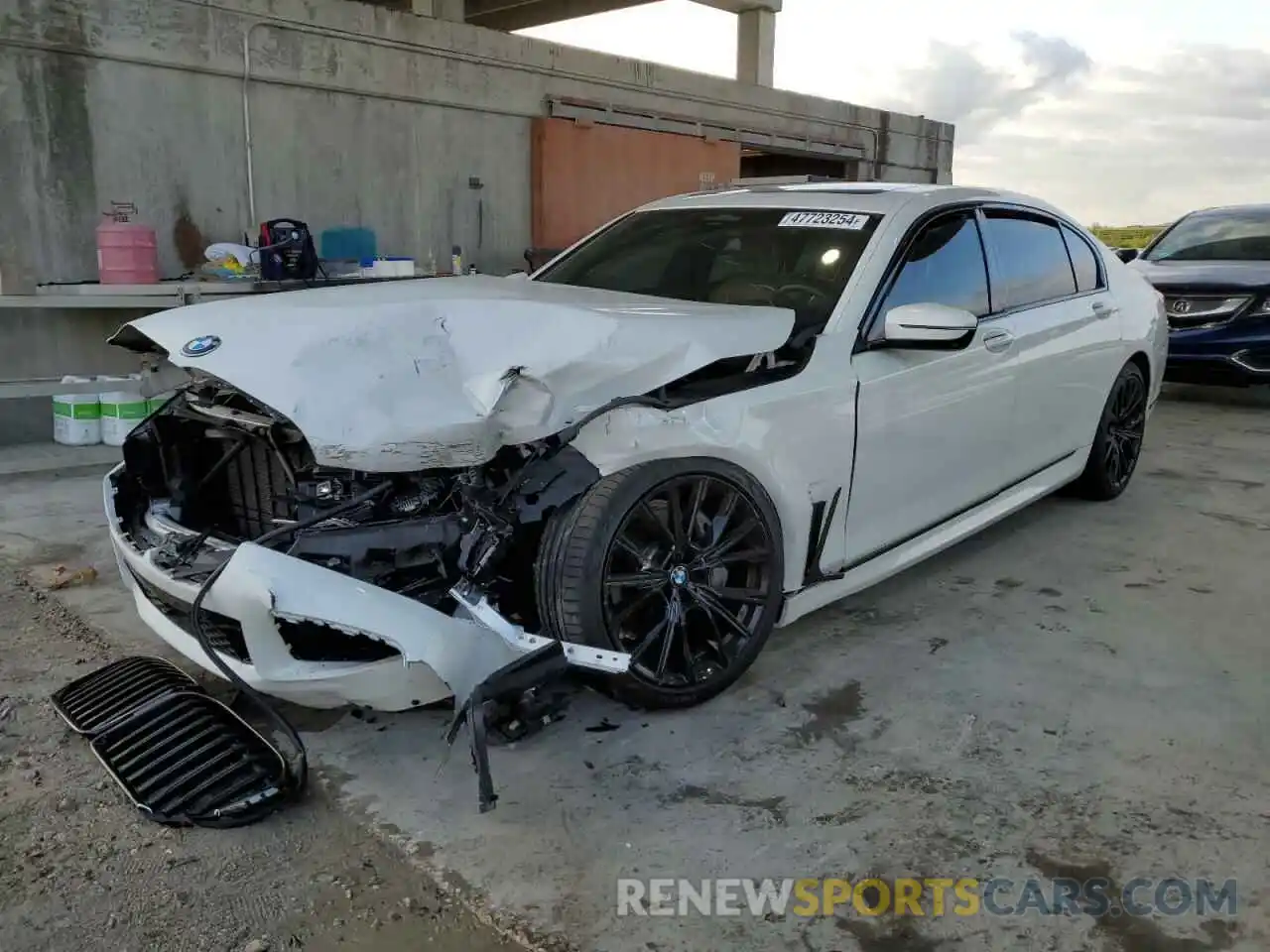 1 Фотография поврежденного автомобиля WBA7T2C06LCD64665 BMW 7 SERIES 2020