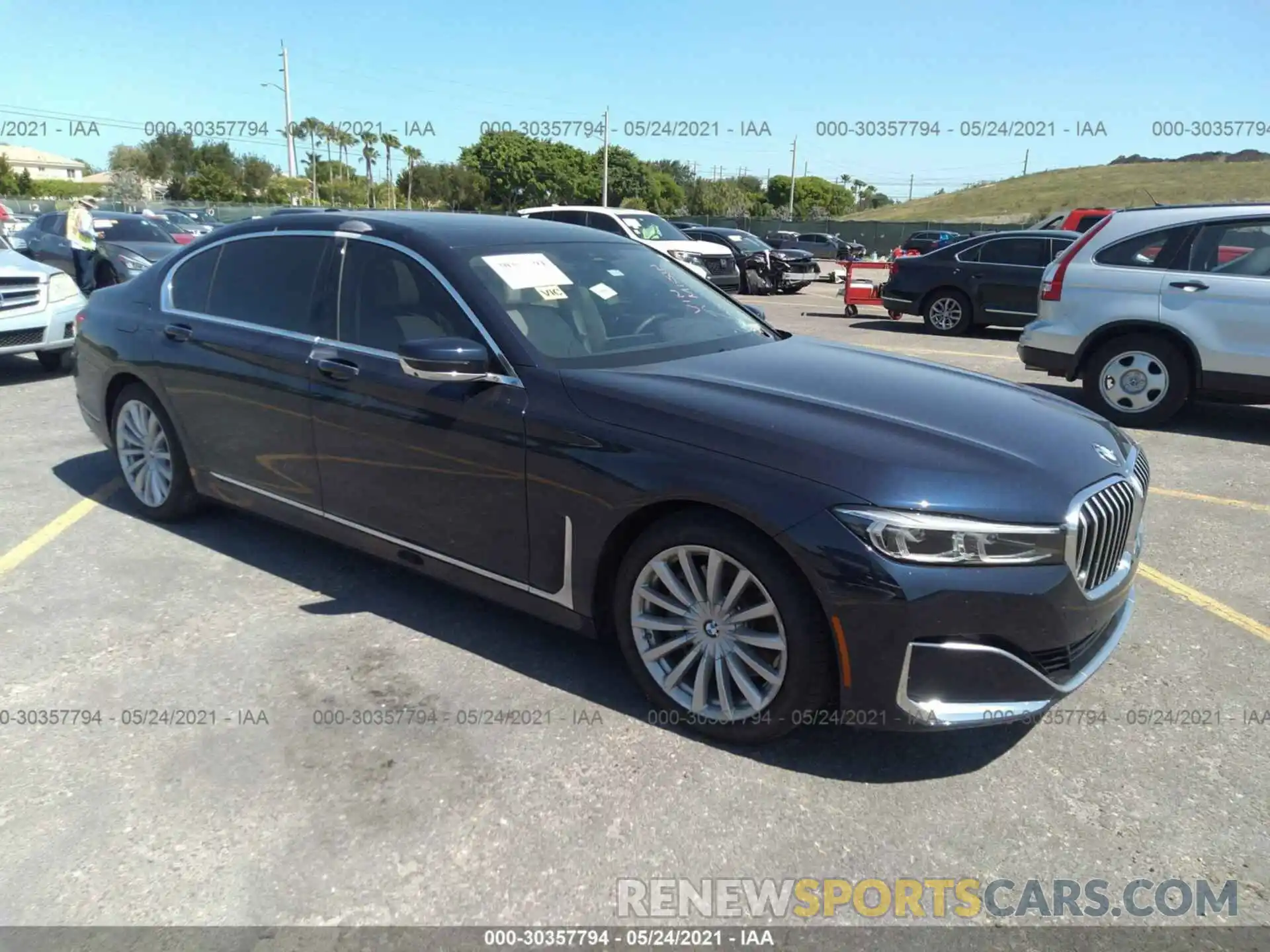 1 Photograph of a damaged car WBA7T2C07LCD73729 BMW 7 SERIES 2020