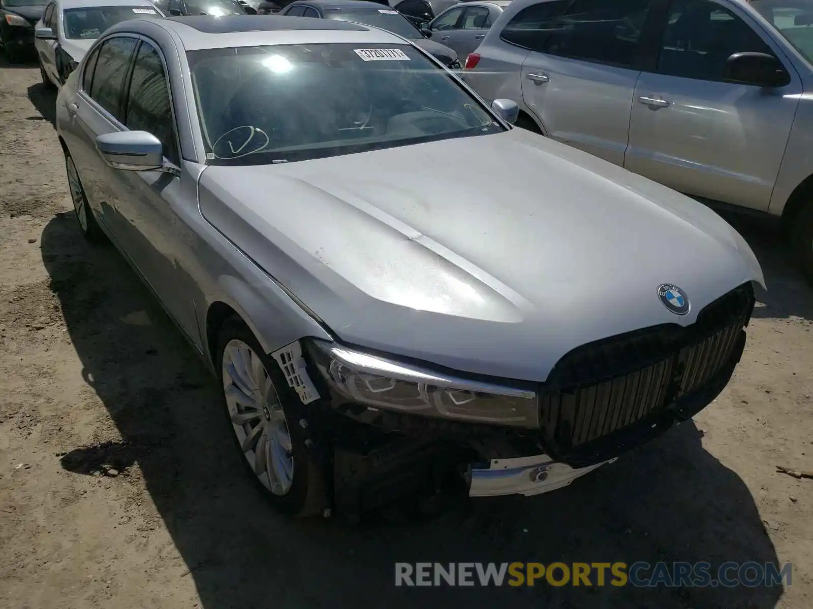 1 Фотография поврежденного автомобиля WBA7T2C08LCE11579 BMW 7 SERIES 2020