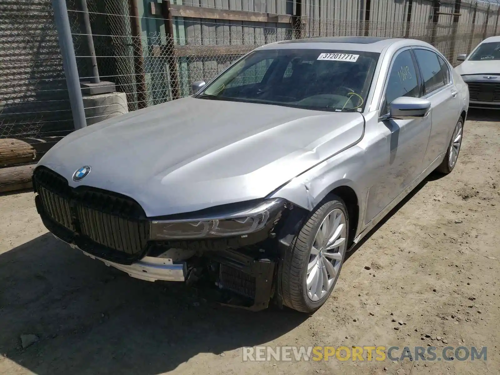 2 Фотография поврежденного автомобиля WBA7T2C08LCE11579 BMW 7 SERIES 2020
