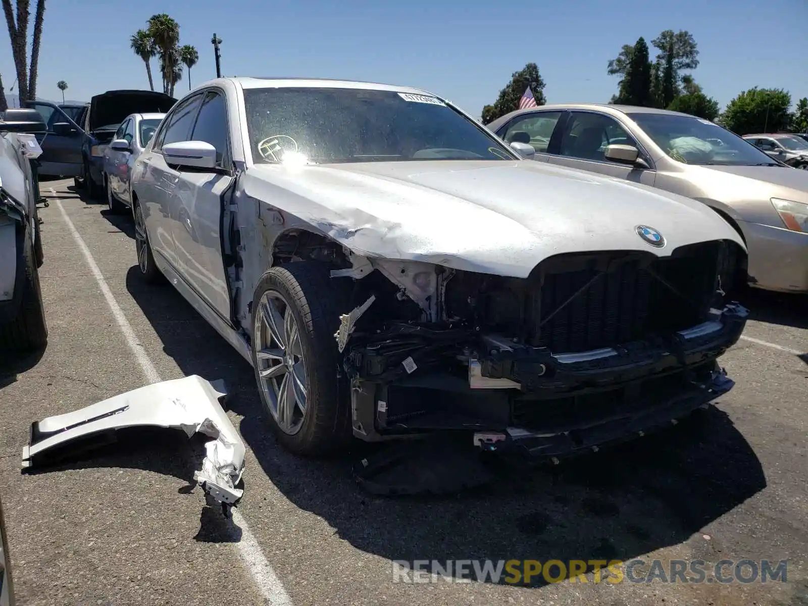 1 Photograph of a damaged car WBA7T2C09LGF96959 BMW 7 SERIES 2020