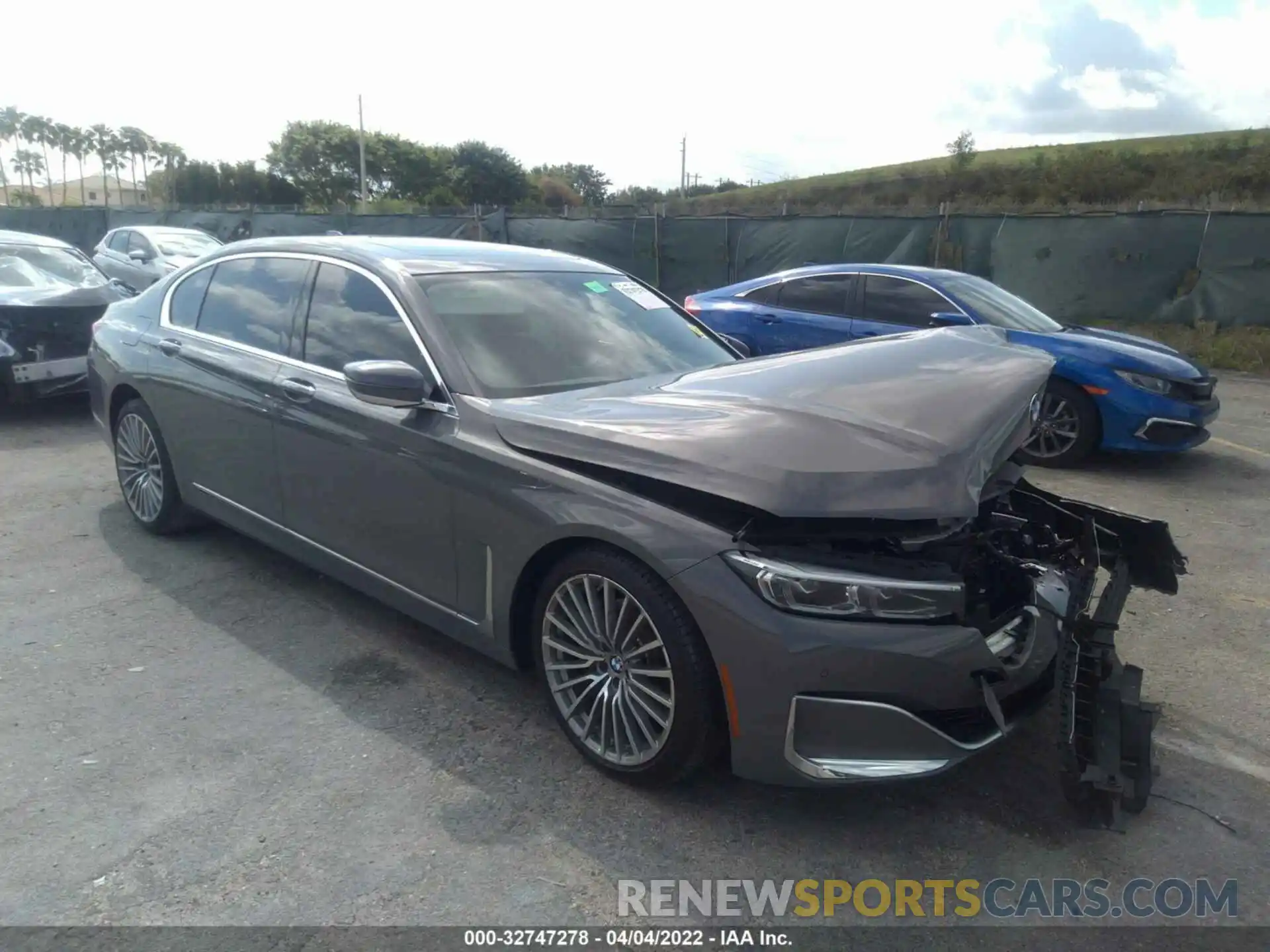 1 Photograph of a damaged car WBA7T2C0XLCD73689 BMW 7 SERIES 2020