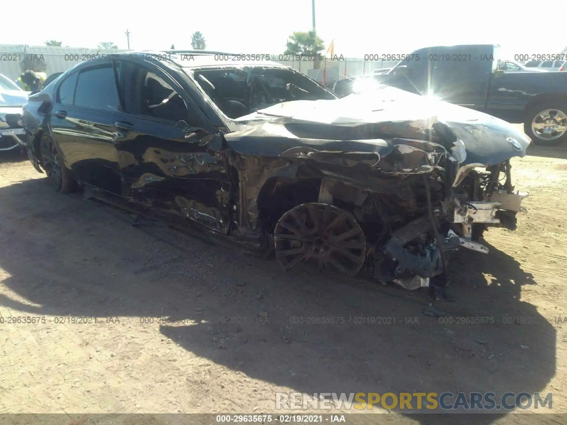 1 Фотография поврежденного автомобиля WBA7T2C0XLGF96906 BMW 7 SERIES 2020