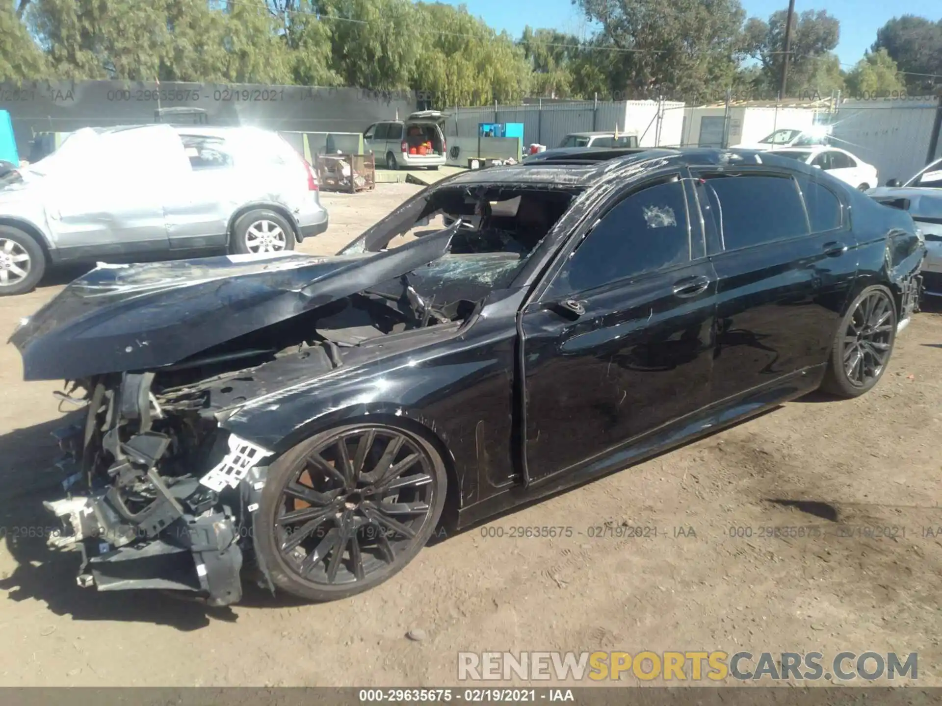 2 Фотография поврежденного автомобиля WBA7T2C0XLGF96906 BMW 7 SERIES 2020