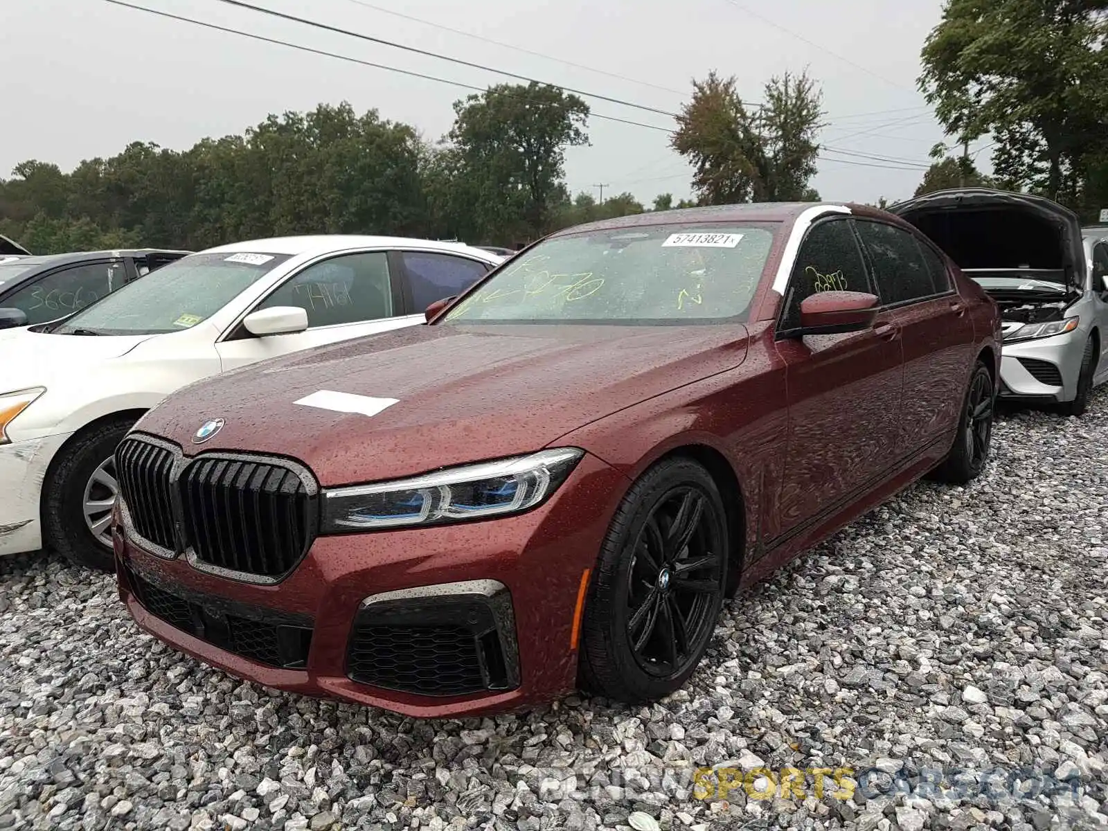 2 Photograph of a damaged car WBA7T4C00LCD17188 BMW 7 SERIES 2020