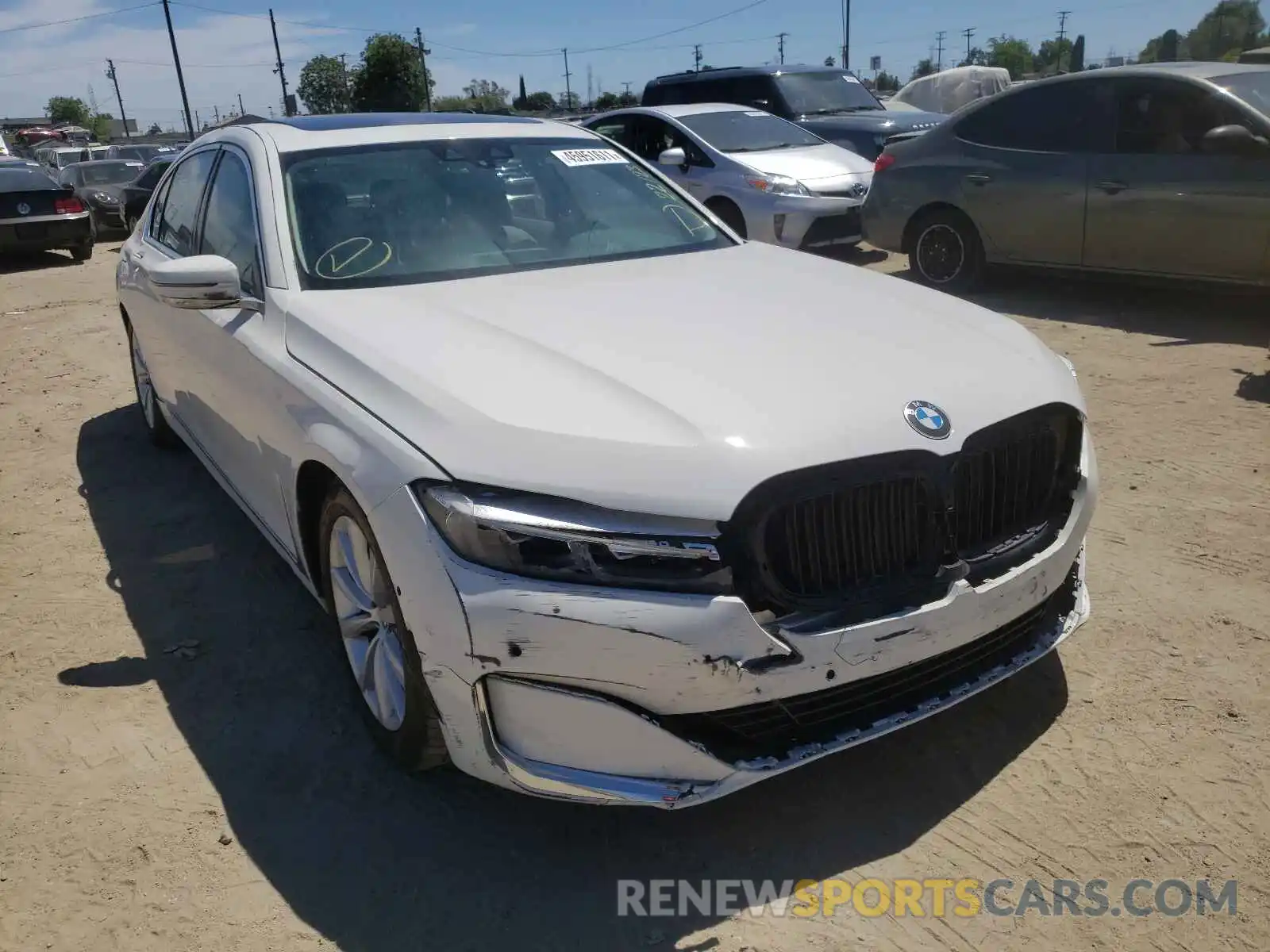 1 Photograph of a damaged car WBA7T4C00LGG62701 BMW 7 SERIES 2020