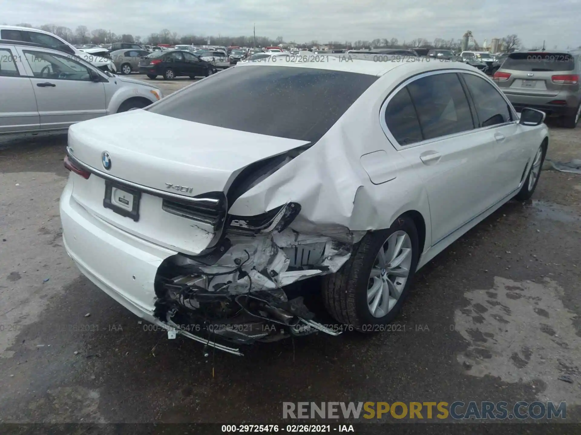 4 Фотография поврежденного автомобиля WBA7T4C00LGG62732 BMW 7 SERIES 2020