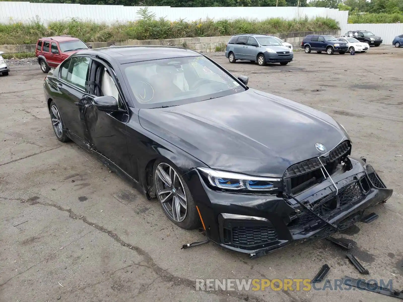 1 Photograph of a damaged car WBA7T4C03LCD72444 BMW 7 SERIES 2020