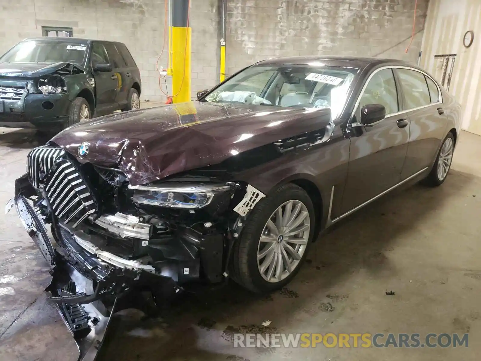 2 Фотография поврежденного автомобиля WBA7T4C06LGG62783 BMW 7 SERIES 2020