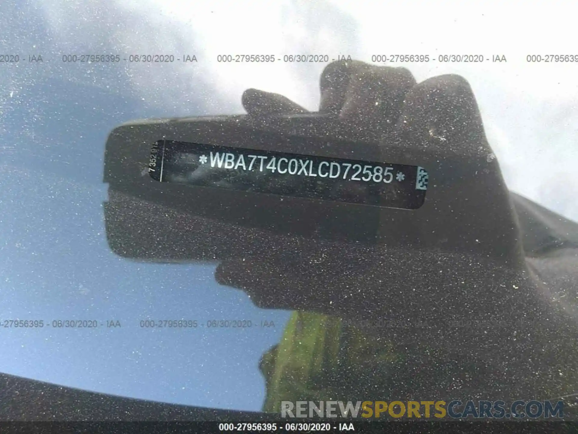 9 Фотография поврежденного автомобиля WBA7T4C0XLCD72585 BMW 7 SERIES 2020