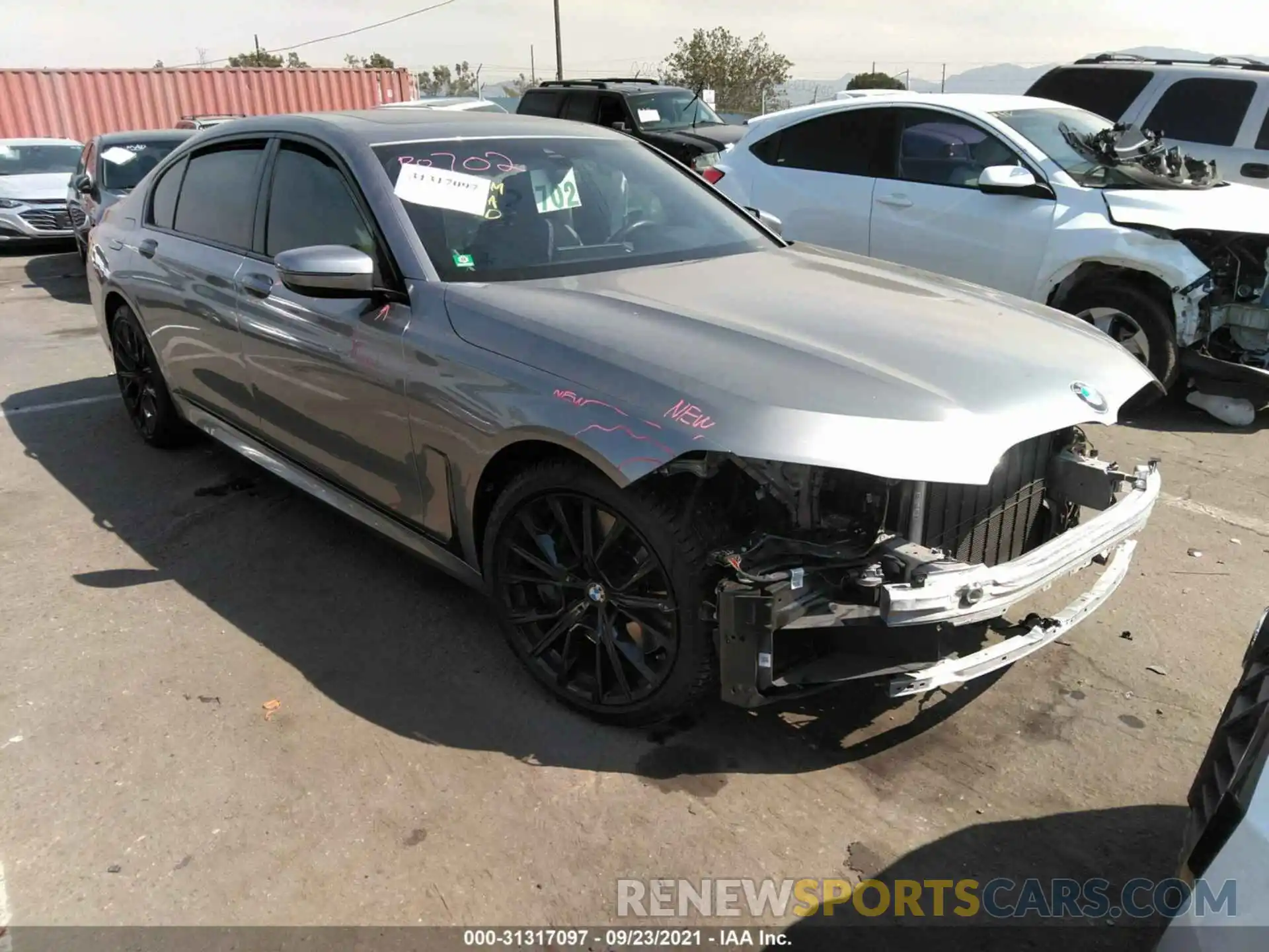 1 Photograph of a damaged car WBA7U2C00LBM62011 BMW 7 SERIES 2020