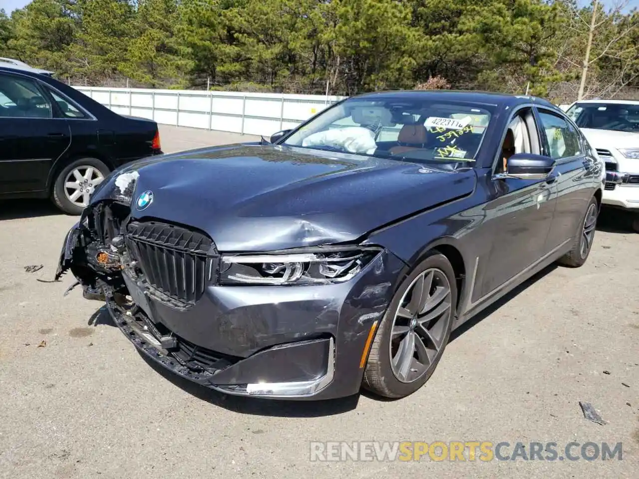 2 Photograph of a damaged car WBA7U2C02LGJ59234 BMW 7 SERIES 2020