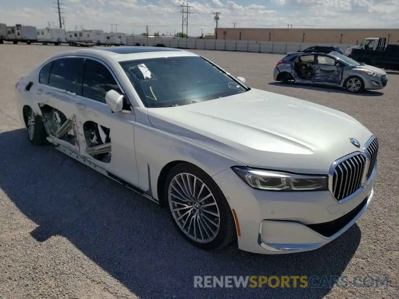 1 Photograph of a damaged car WBA7U2C02LGJ59945 BMW 7 SERIES 2020