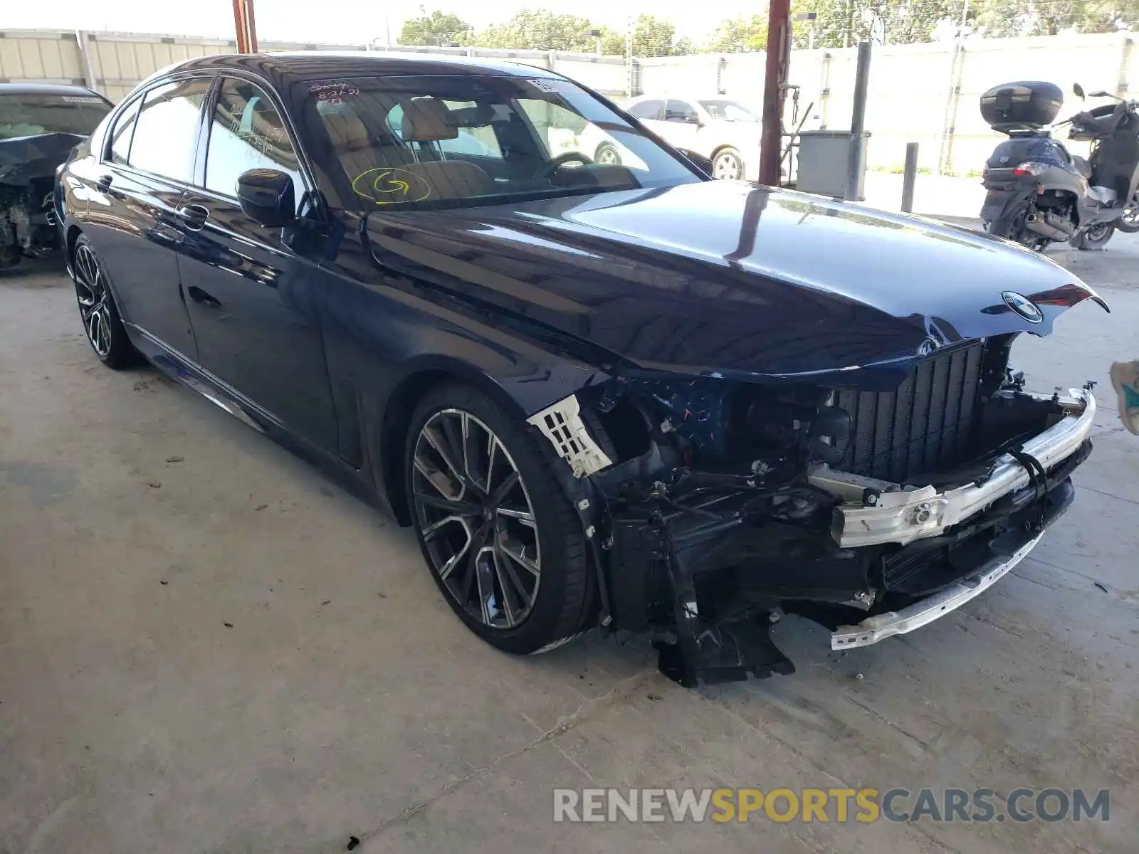 1 Photograph of a damaged car WBA7U2C03LBM61919 BMW 7 SERIES 2020