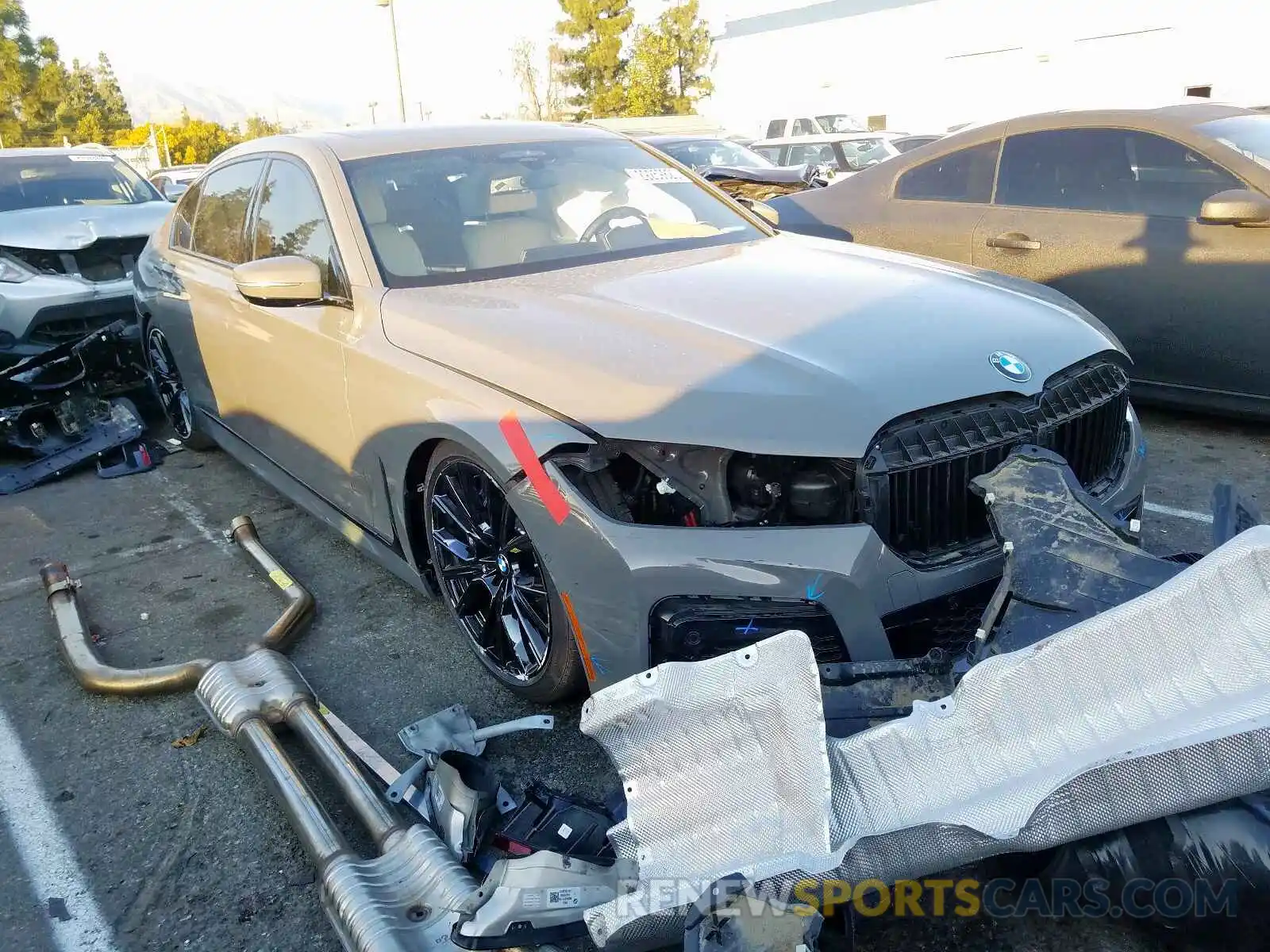 1 Photograph of a damaged car WBA7U2C03LCD29420 BMW 7 SERIES 2020