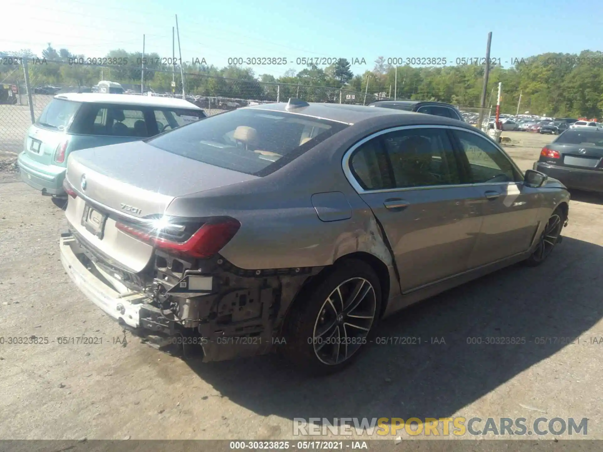4 Фотография поврежденного автомобиля WBA7U2C04LBX84764 BMW 7 SERIES 2020