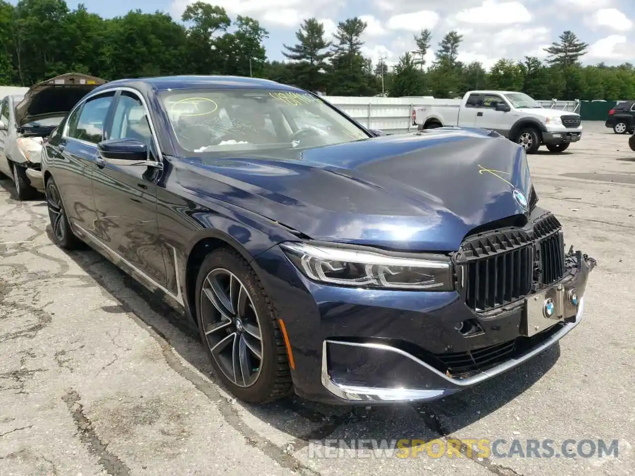 1 Photograph of a damaged car WBA7U2C06LBX84832 BMW 7 SERIES 2020