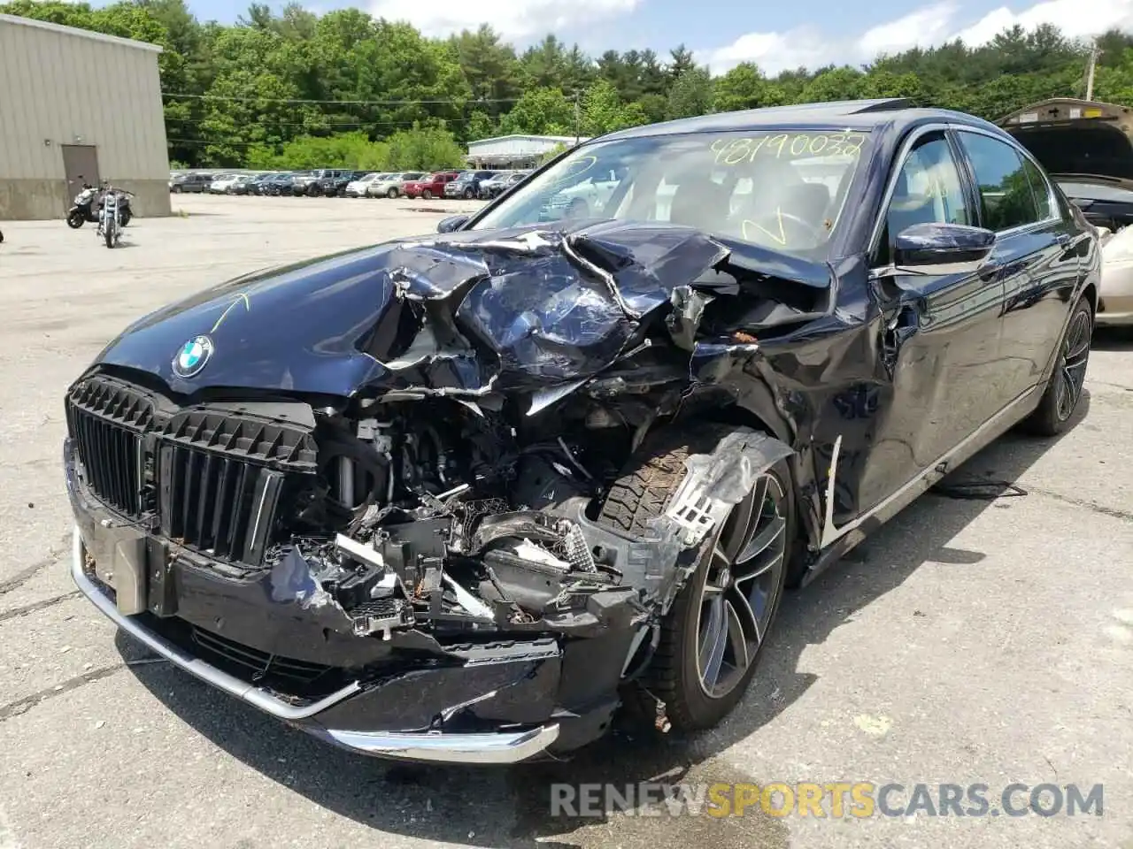 2 Photograph of a damaged car WBA7U2C06LBX84832 BMW 7 SERIES 2020