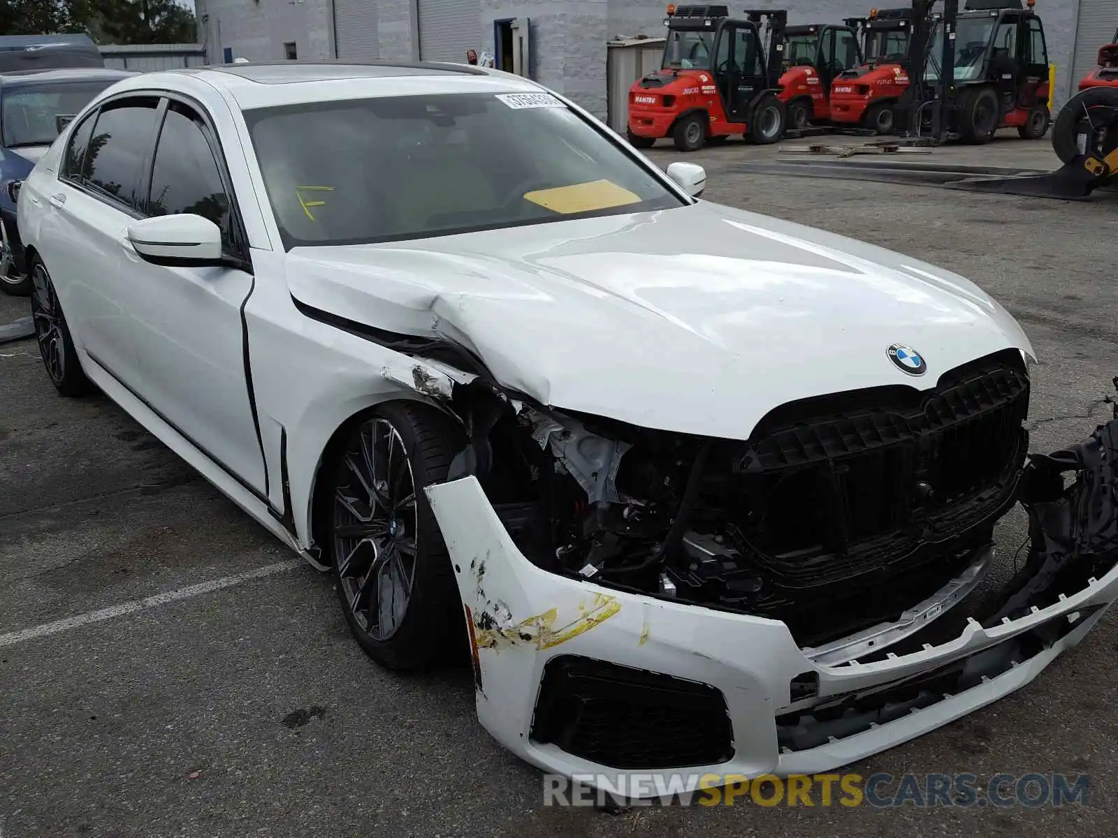 1 Photograph of a damaged car WBA7U2C06LGM26620 BMW 7 SERIES 2020