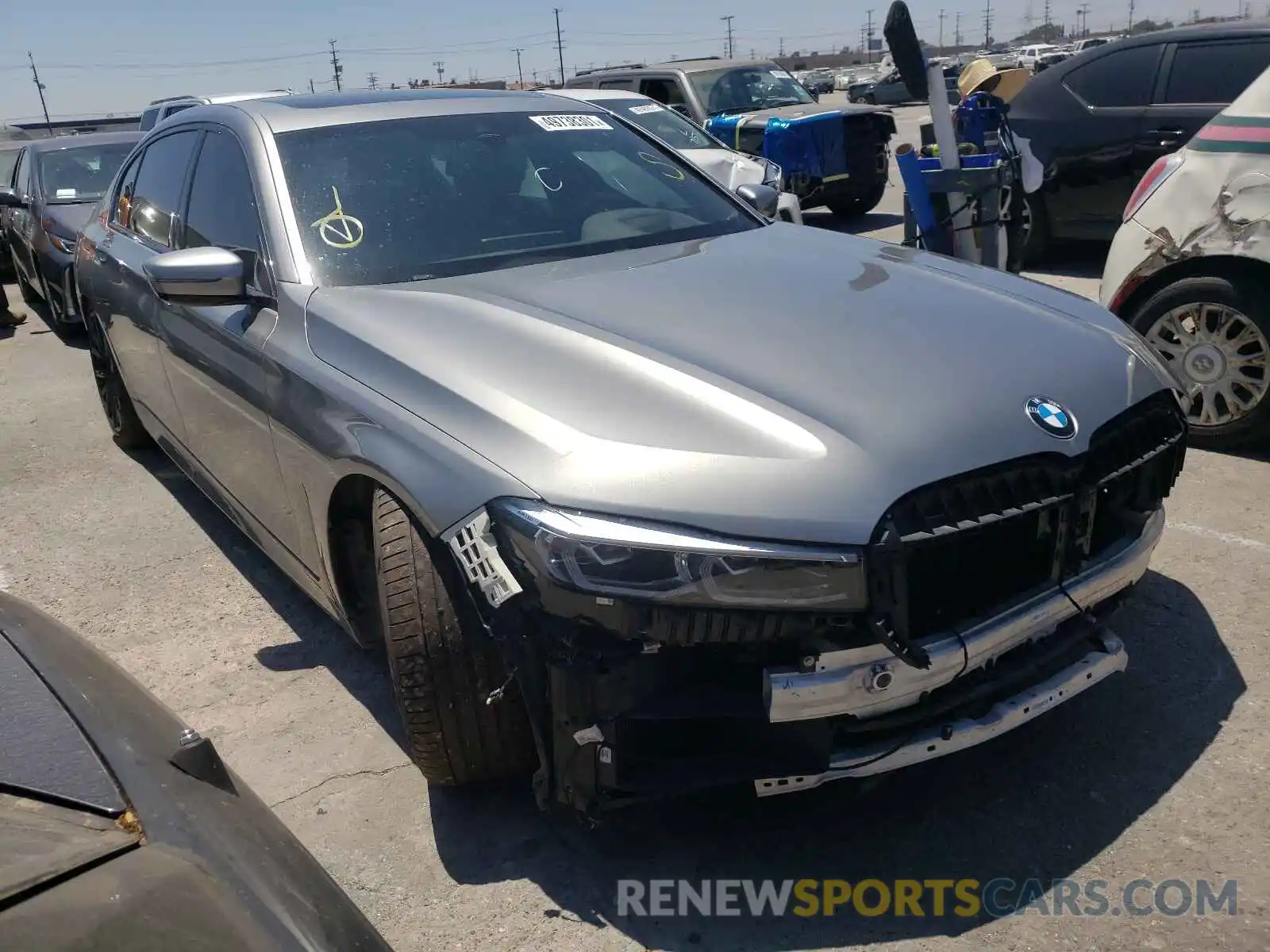 1 Photograph of a damaged car WBA7U2C06LGM27587 BMW 7 SERIES 2020