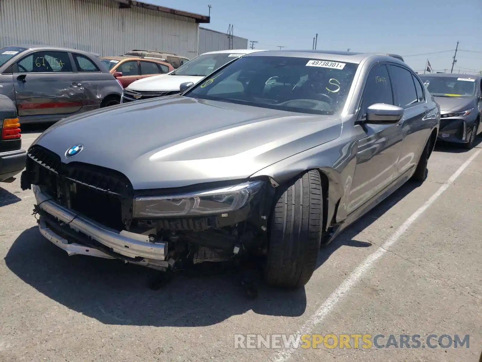 2 Photograph of a damaged car WBA7U2C06LGM27587 BMW 7 SERIES 2020