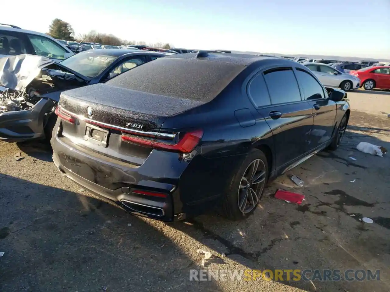 4 Photograph of a damaged car WBA7U2C08LGJ59562 BMW 7 SERIES 2020