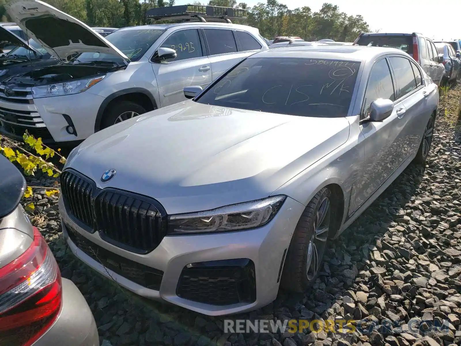 2 Photograph of a damaged car WBA7U2C09LGJ59764 BMW 7 SERIES 2020