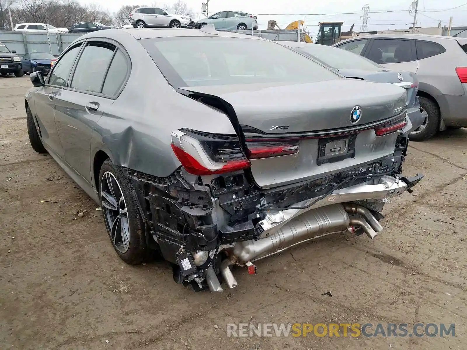 3 Фотография поврежденного автомобиля WBA7U2C09LGM27325 BMW 7 SERIES 2020