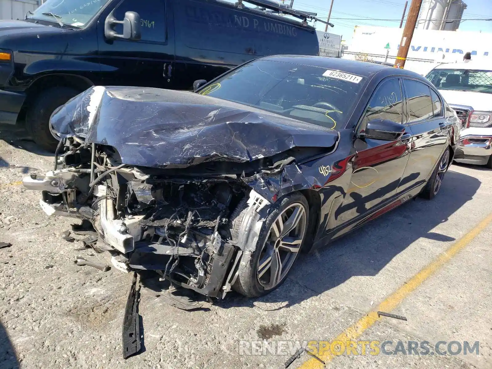 2 Photograph of a damaged car WBA7U2C0XLCD29687 BMW 7 SERIES 2020