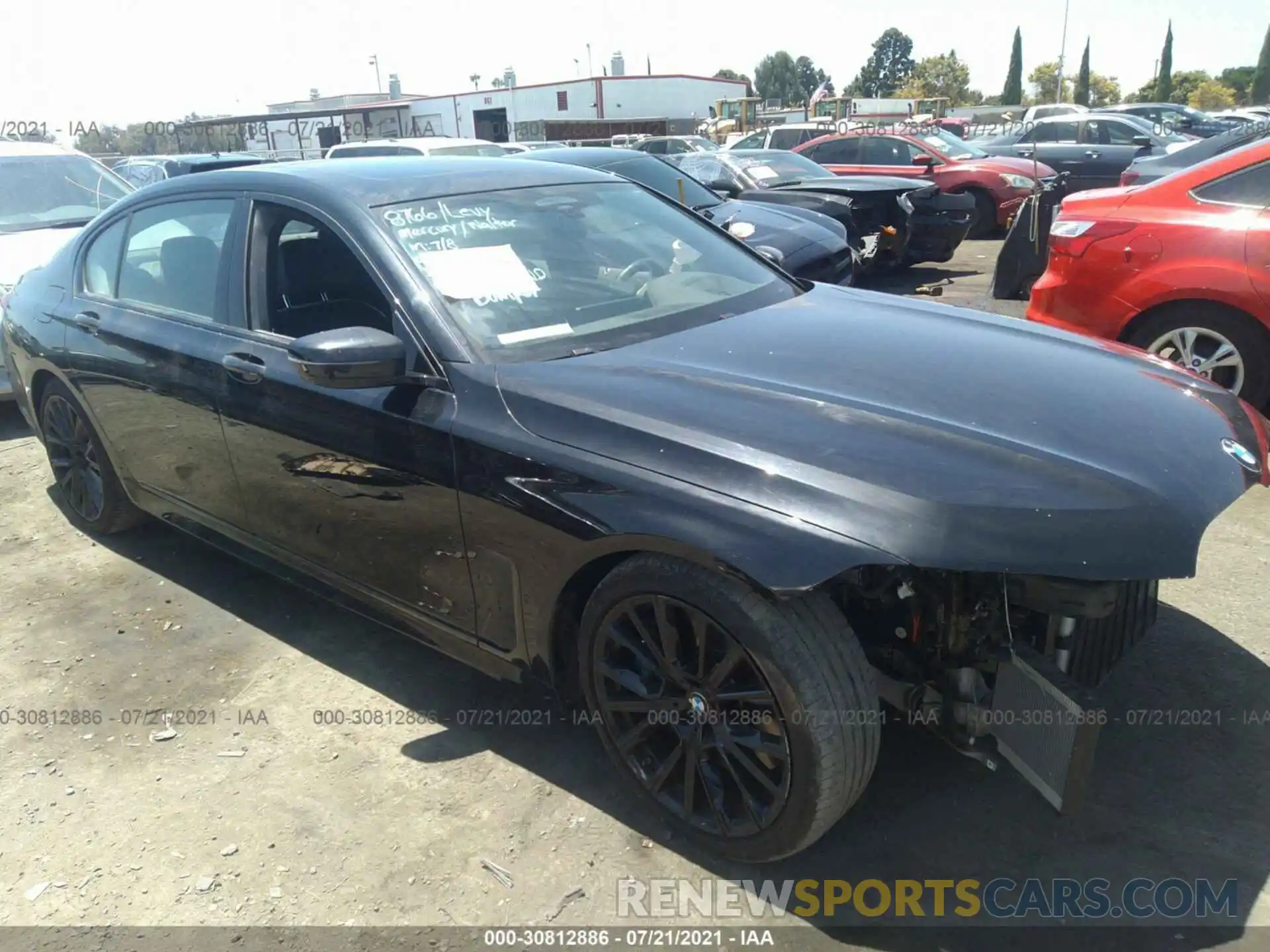 1 Photograph of a damaged car WBA7U2C0XLGM27687 BMW 7 SERIES 2020