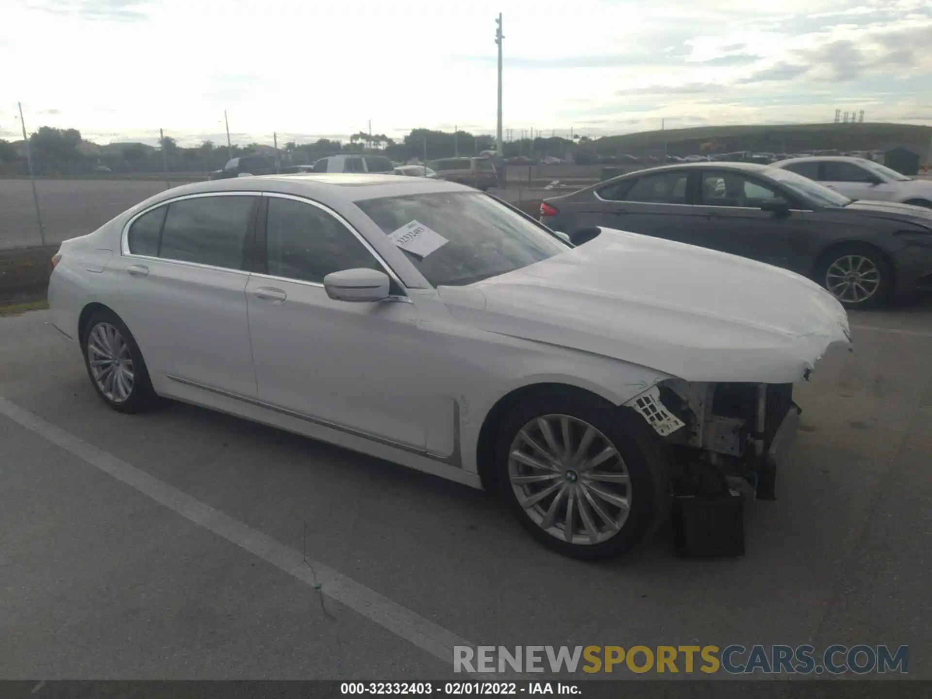 1 Photograph of a damaged car WBA7W4C03LCD24109 BMW 7 SERIES 2020