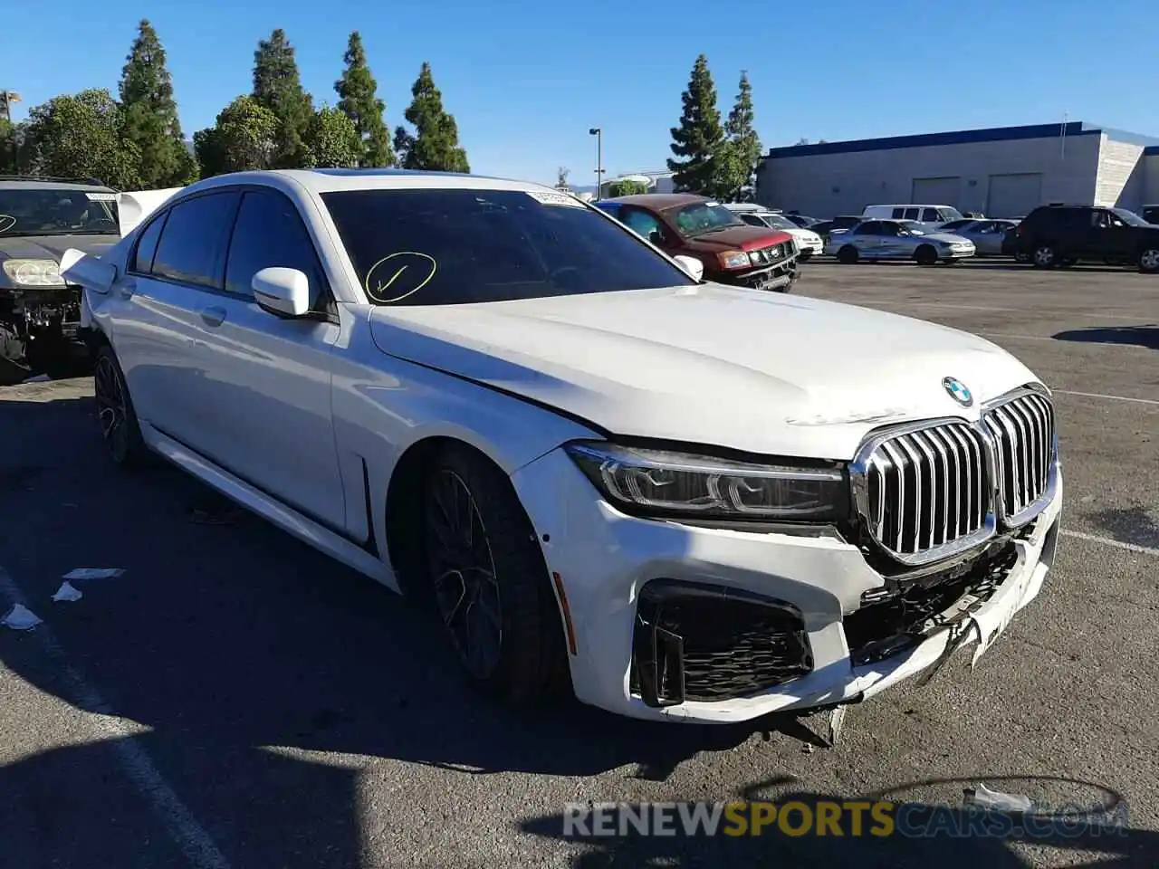 1 Photograph of a damaged car WBA7T2C00MCF18613 BMW 7 SERIES 2021