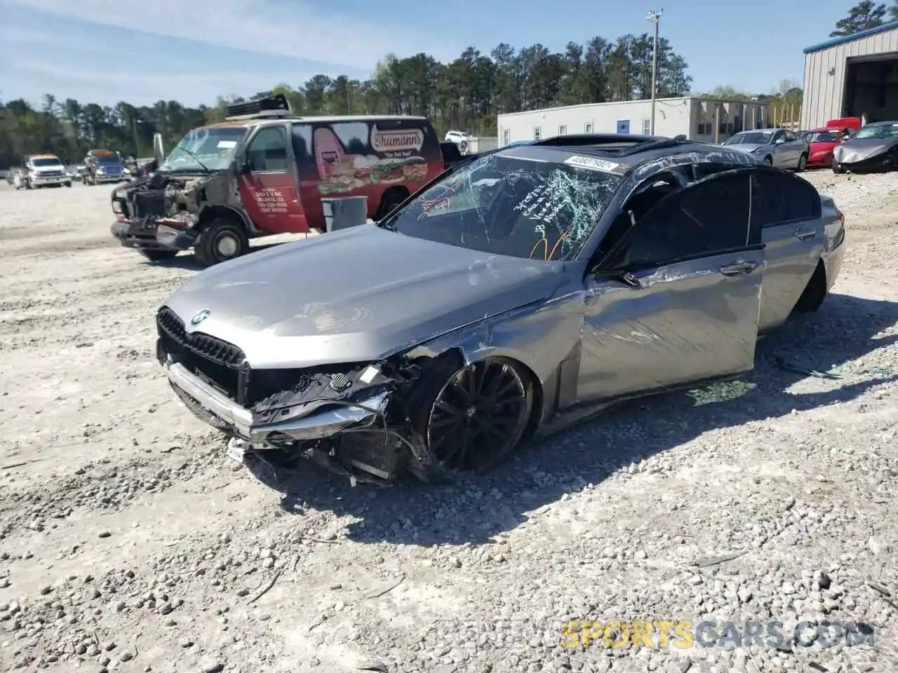 2 Photograph of a damaged car WBA7T2C02MCF12022 BMW 7 SERIES 2021