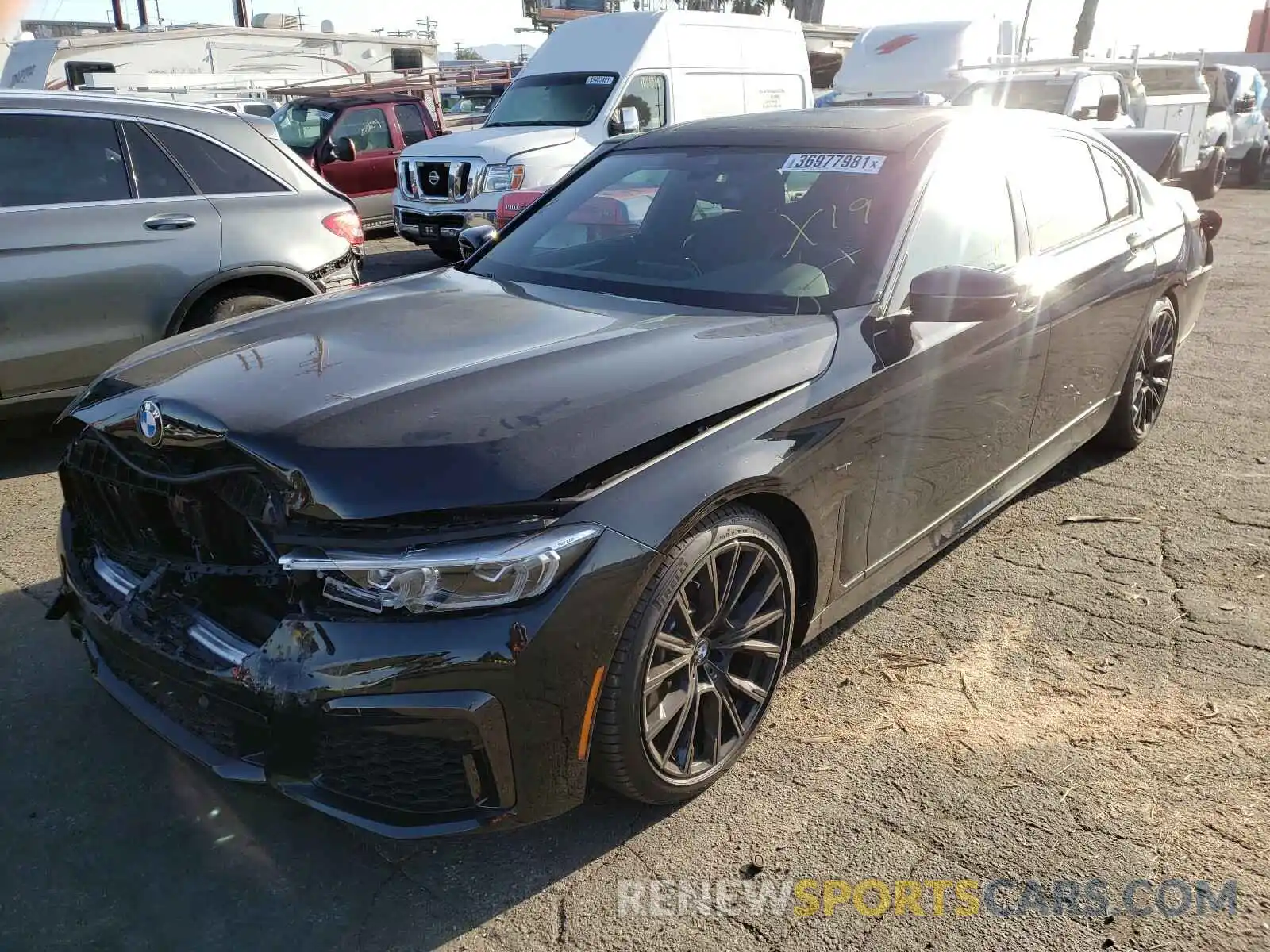 2 Photograph of a damaged car WBA7T2C02MCF97086 BMW 7 SERIES 2021