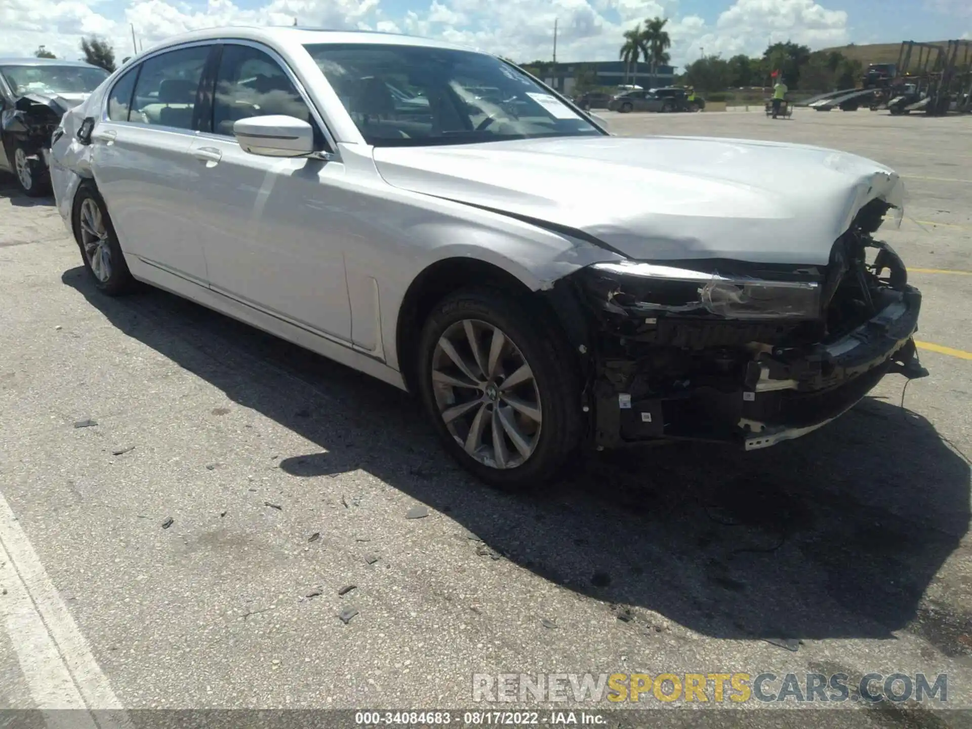 1 Photograph of a damaged car WBA7T2C02MCG37506 BMW 7 SERIES 2021