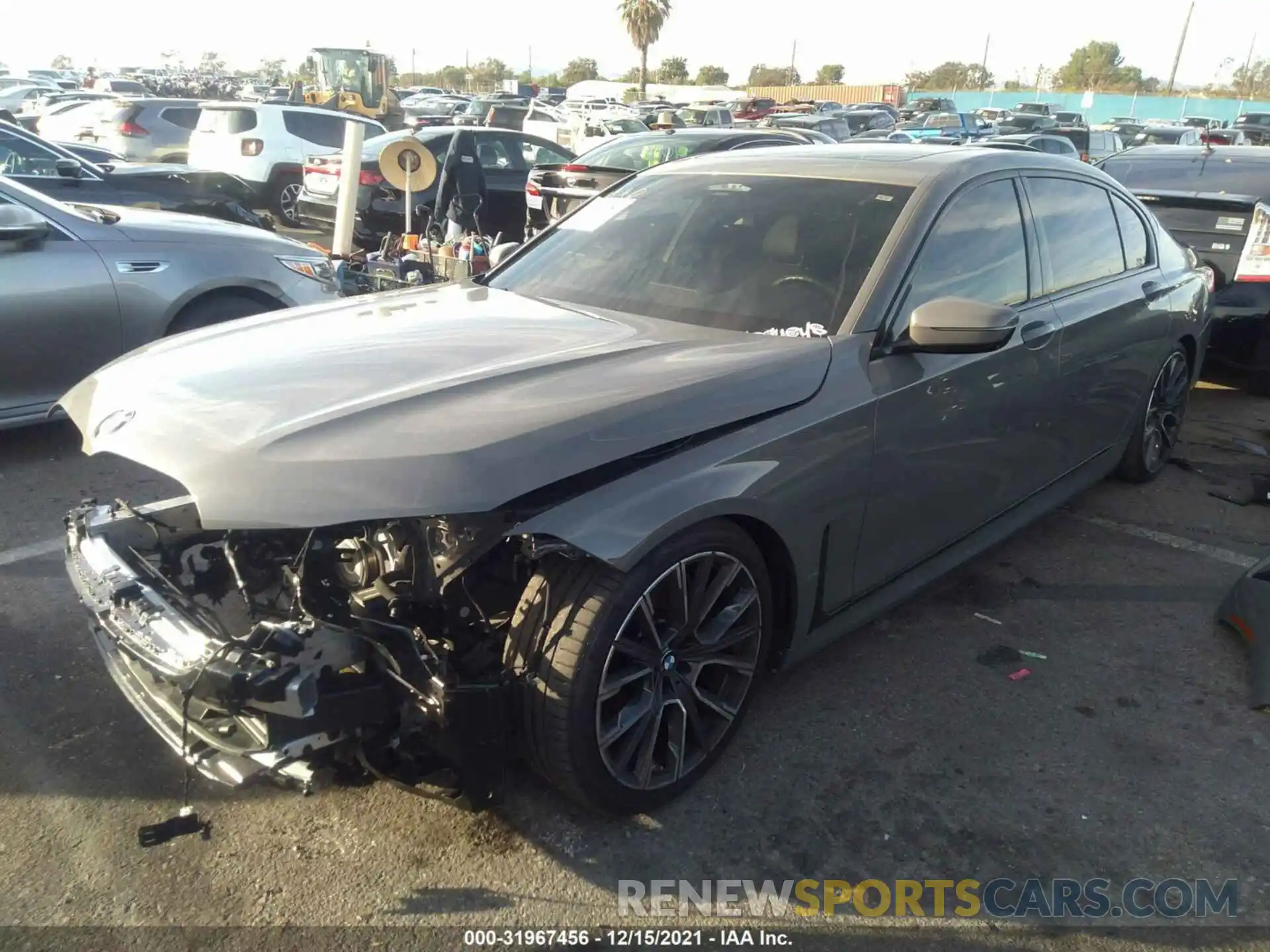 2 Photograph of a damaged car WBA7T2C02MCG45539 BMW 7 SERIES 2021