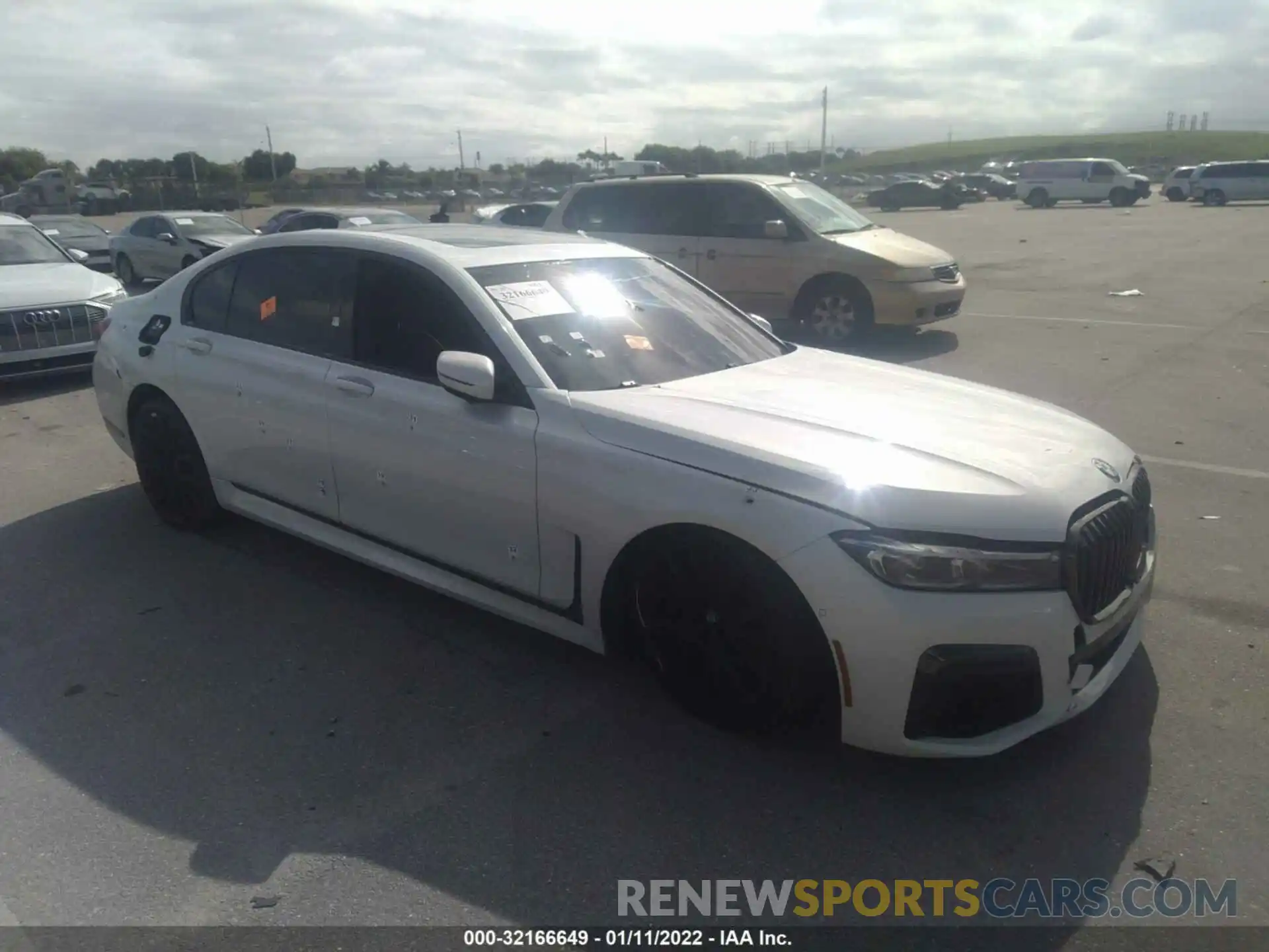 1 Photograph of a damaged car WBA7T2C04MCG45588 BMW 7 SERIES 2021