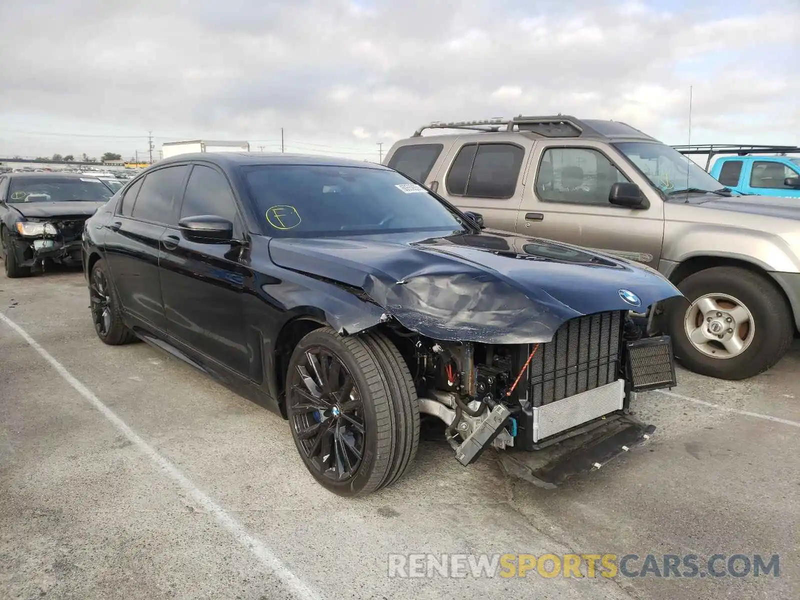 1 Photograph of a damaged car WBA7T2C08MCF68448 BMW 7 SERIES 2021