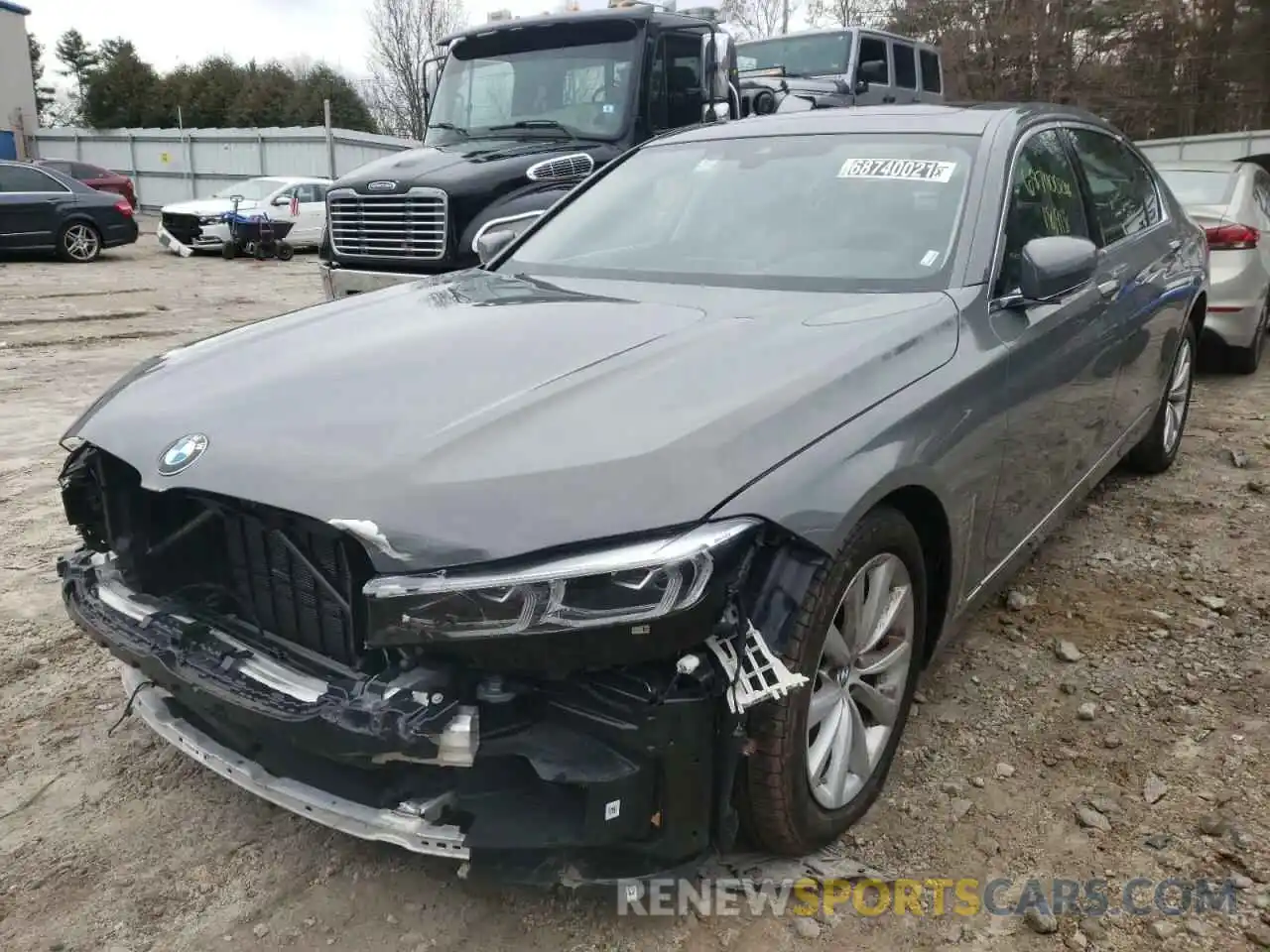 2 Photograph of a damaged car WBA7T4C03MCF91924 BMW 7 SERIES 2021